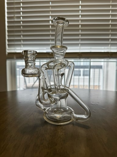 Preview pic of Spunout Glass Quad Recycler 14mm