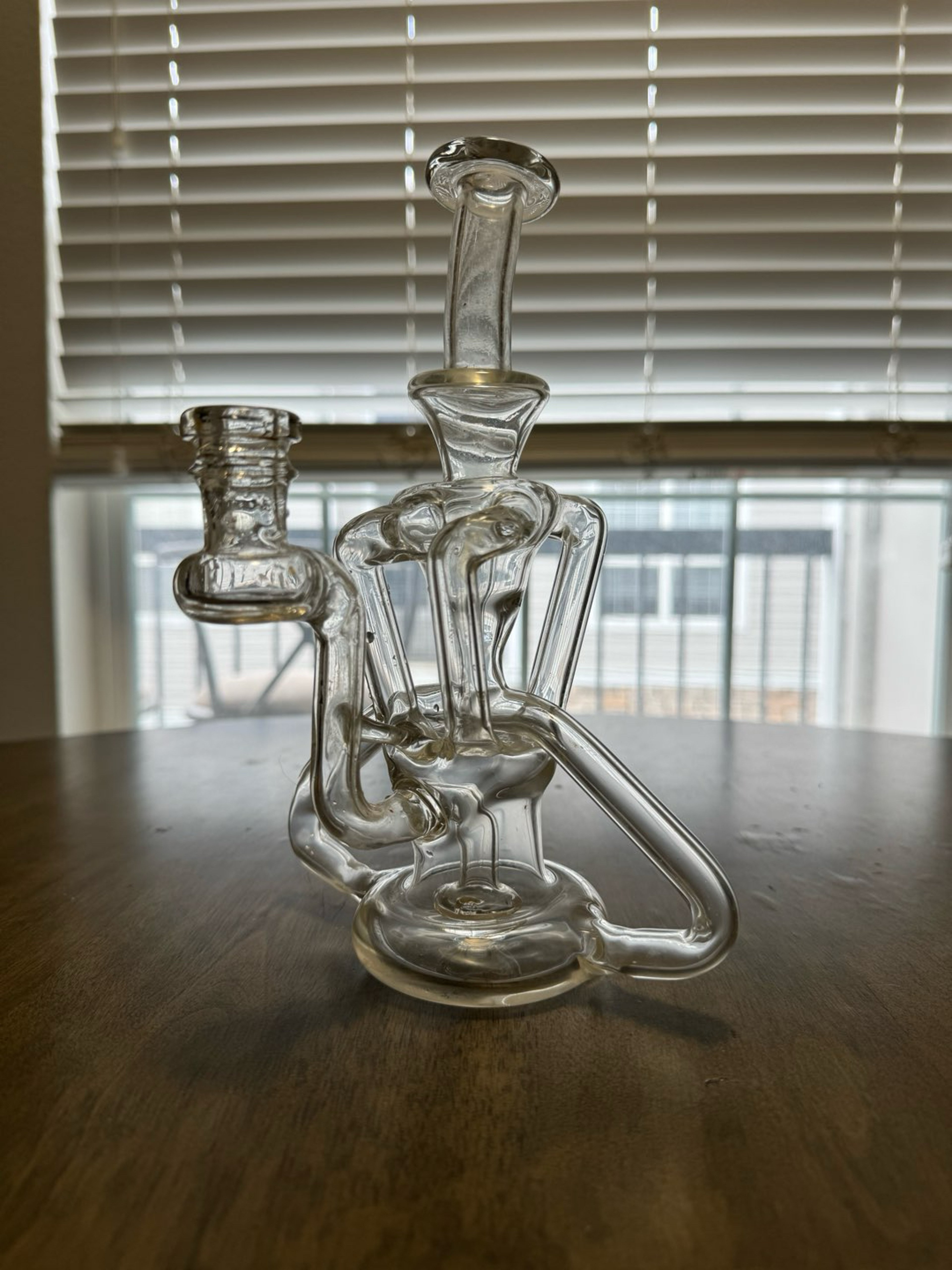Preview pic of Spunout Glass Quad Recycler 14mm