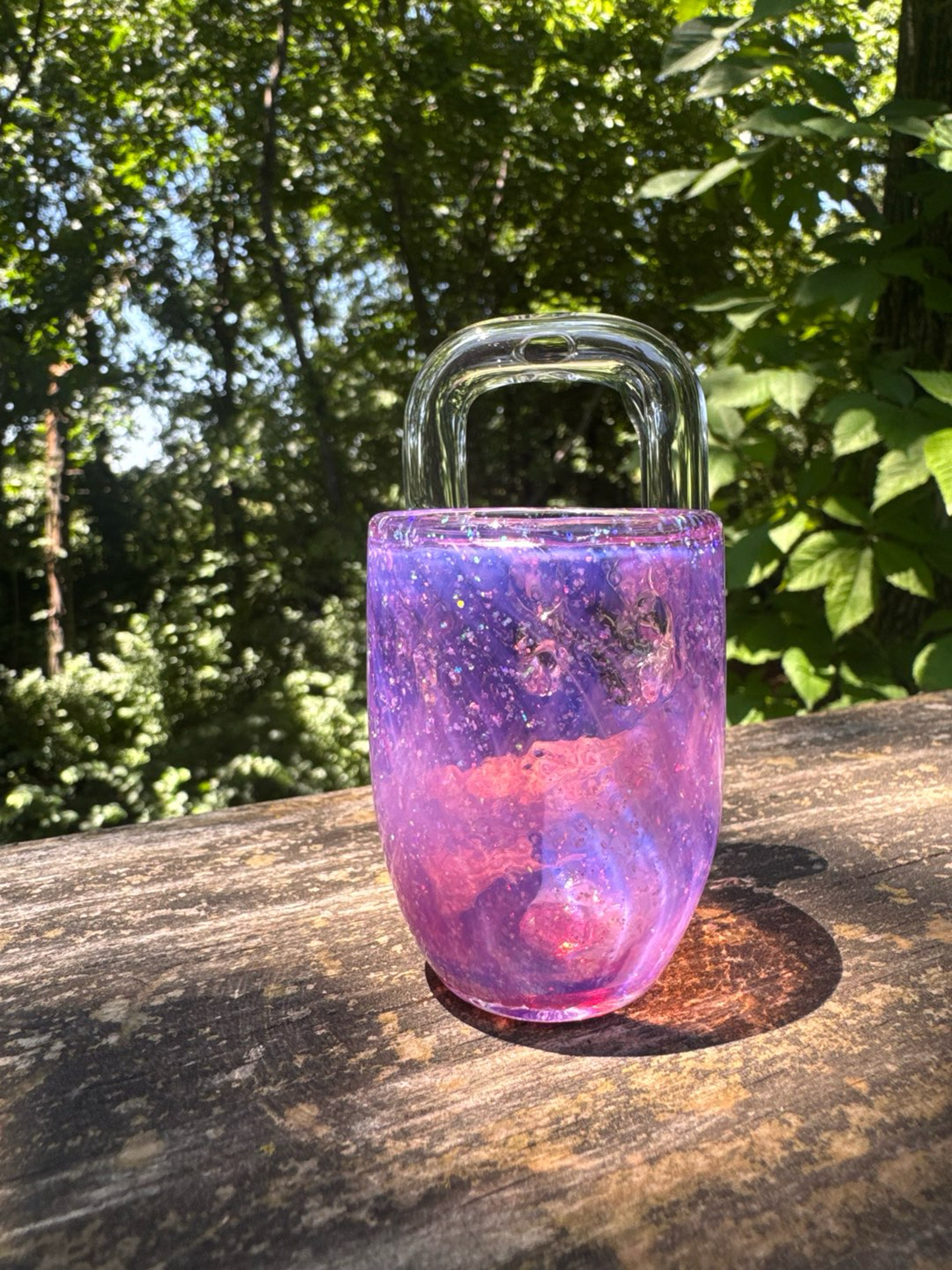 Preview pic of Coopers Glass Proxy Puffer Royal Jelly and Crushed Opal