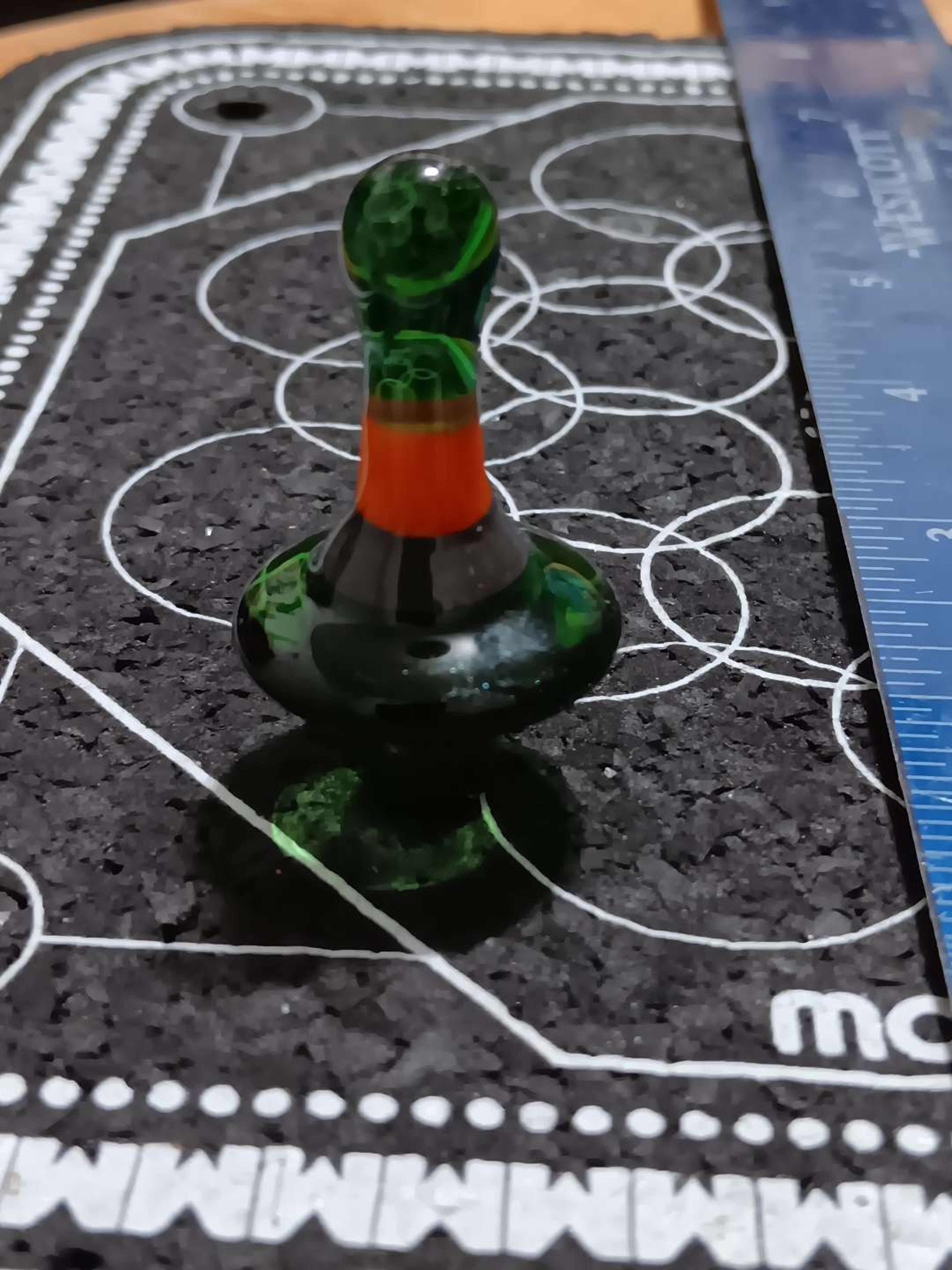 Preview pic of 10mm emrald green and lava tower cap