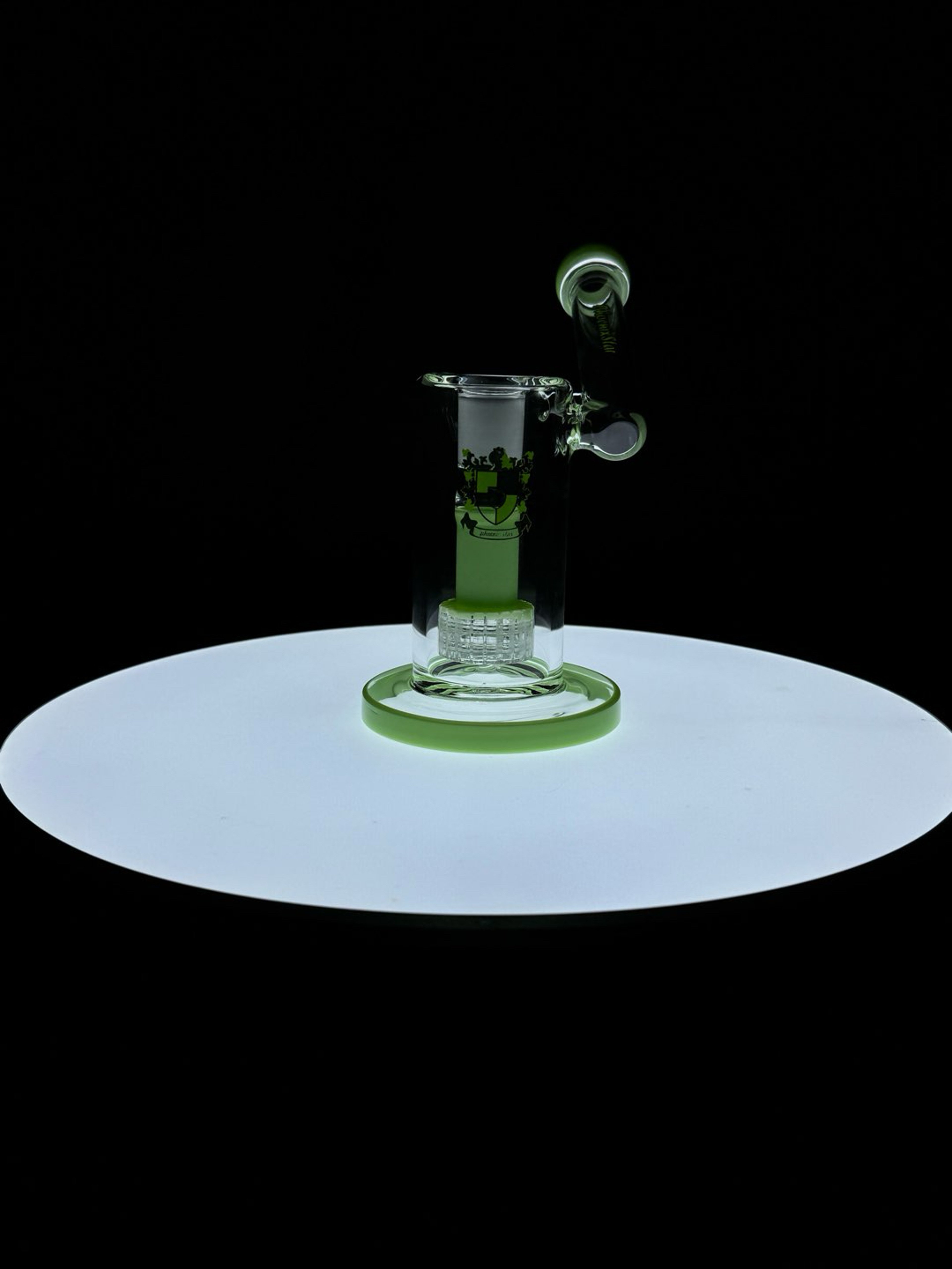 Preview pic of 7.5” Green PhoenixStar SideCar Bubbler