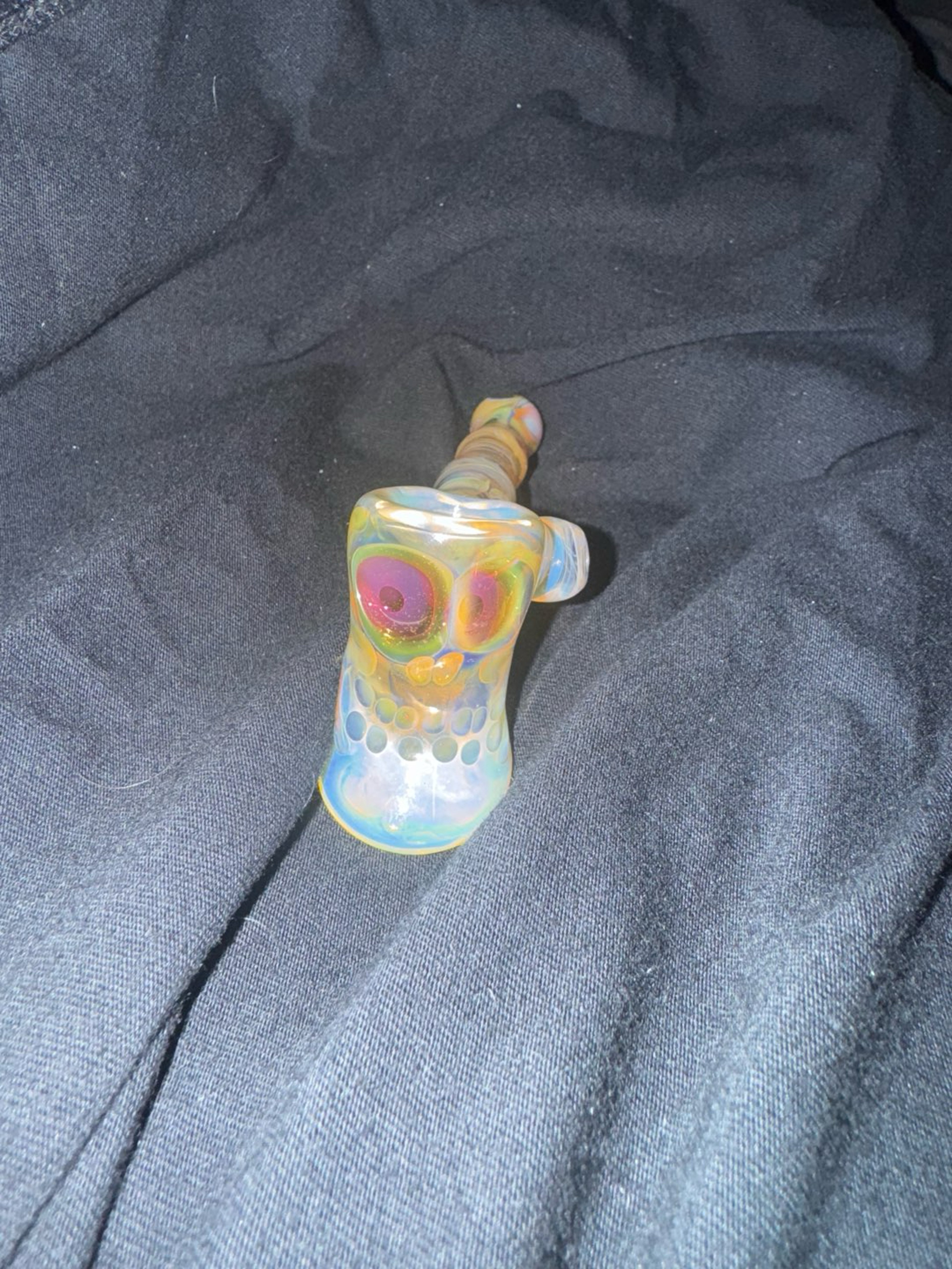 Preview pic of BT Snodgrass fam Skull Hammer Pipe