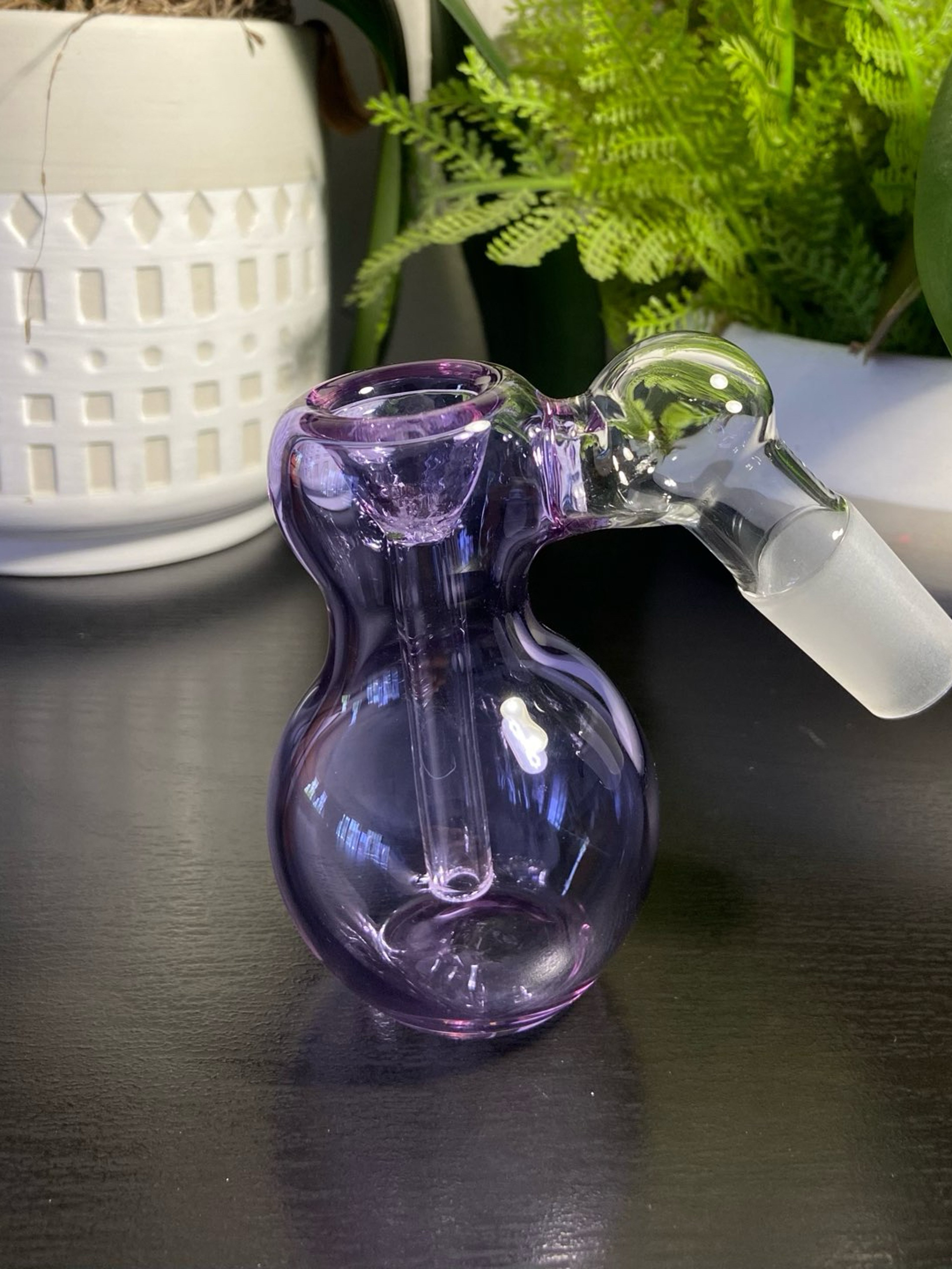 Preview pic of 18mm-45 Purple Glass ash catcher bowl