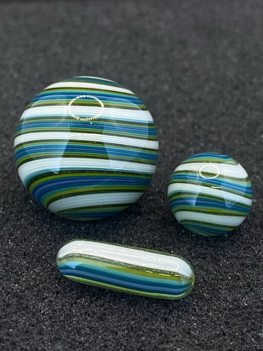 Preview pic of Nephilim Glass - Line Worked Marble Set