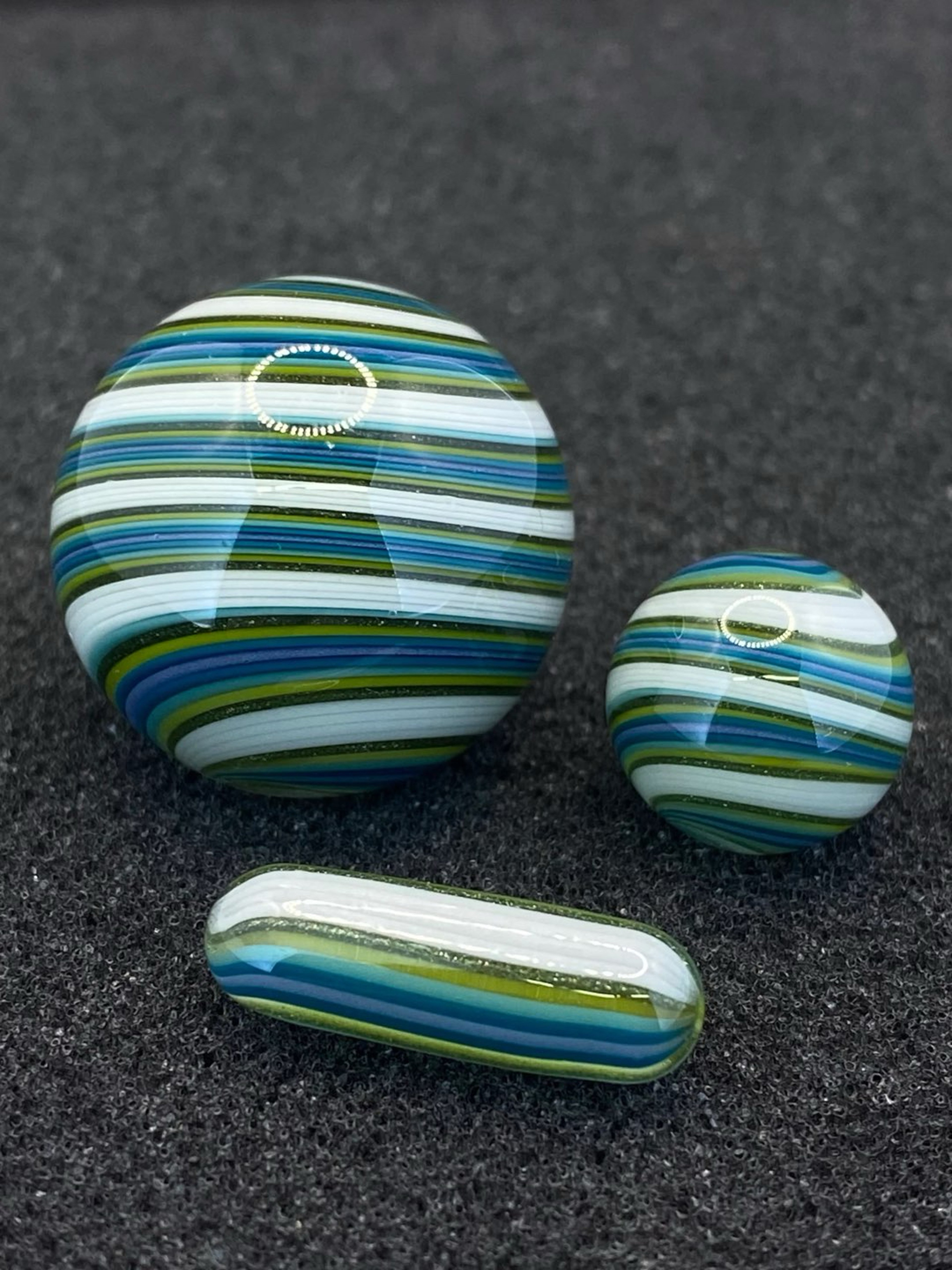 Preview pic of Nephilim Glass - Line Worked Marble Set