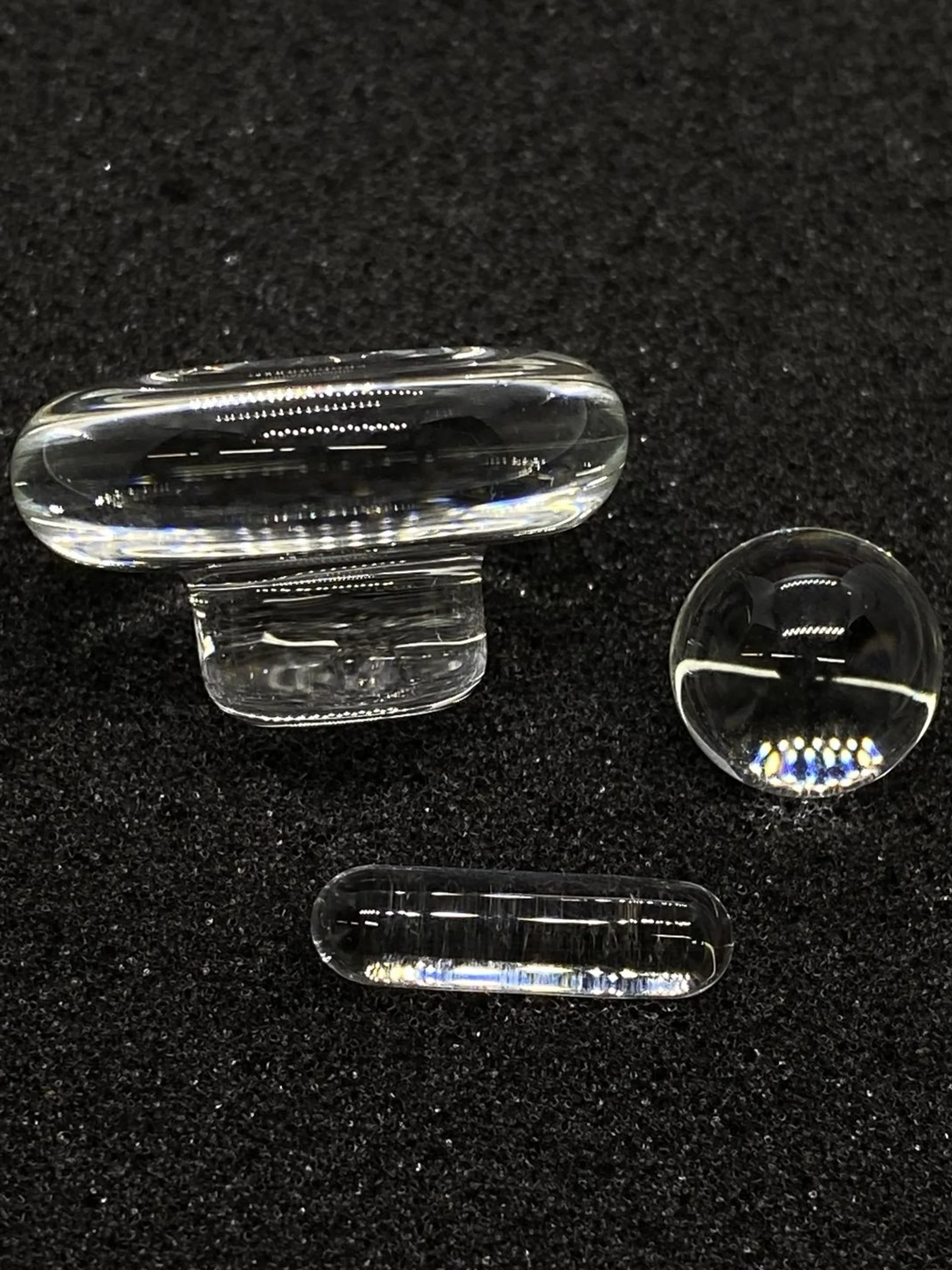 Preview pic of Nephilim Glass - Clear Terp Slurper Plug Marble Set