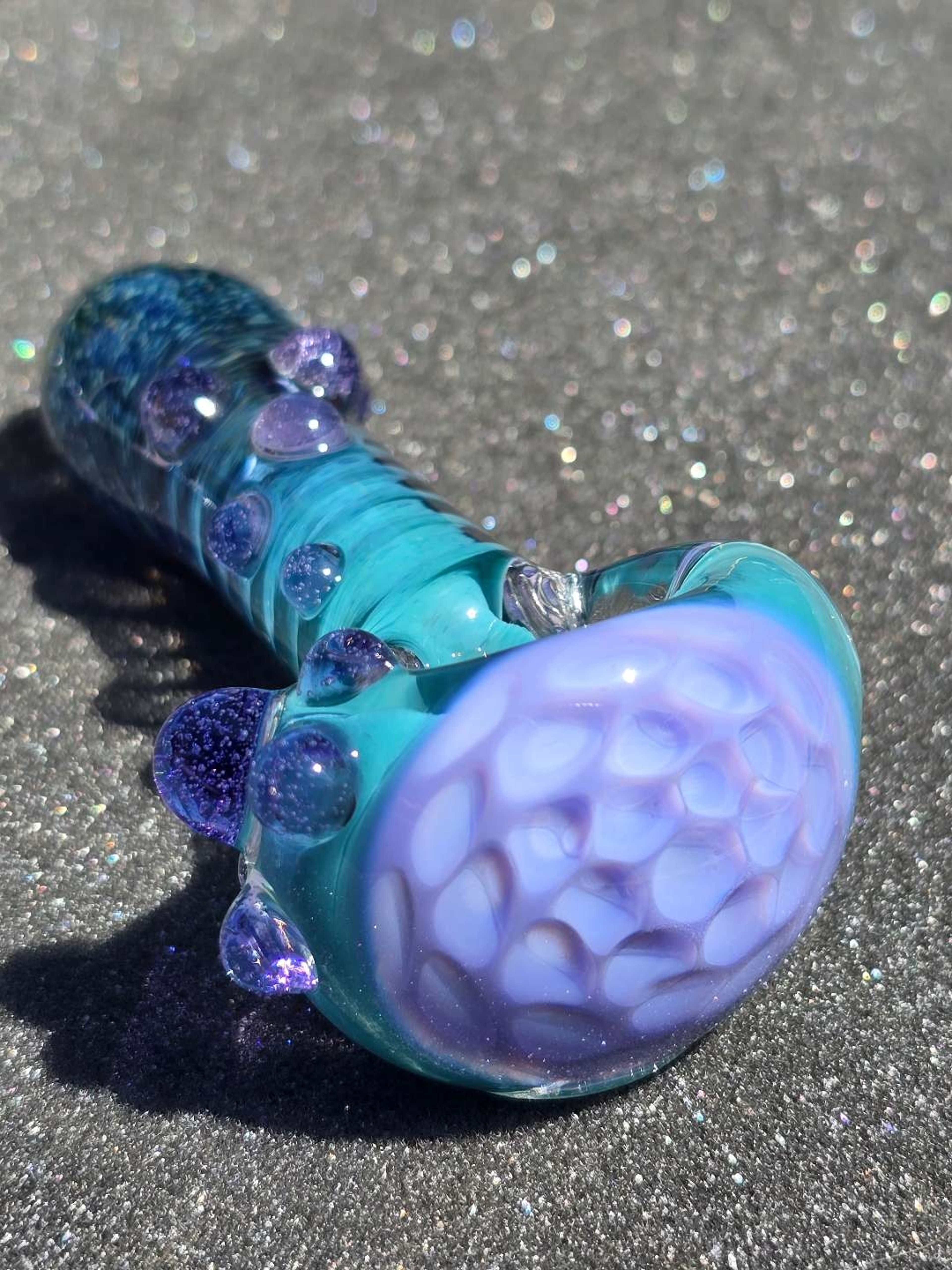 Preview pic of Purple X Aqua Honeycomb Pipe