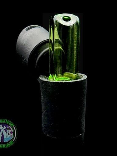 Preview pic of Kovacs Glass - Puffco Pivot Mouthpiece #6 (Transparent Lime Green)