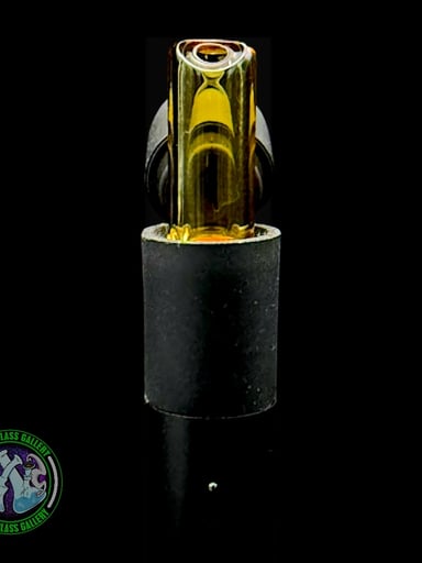 Preview pic of Kovacs Glass - Puffco Pivot Mouthpiece #3 (Amber)
