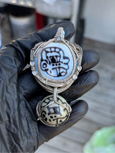 Preview pic of Ben Focus Wire Wrapped Pendant