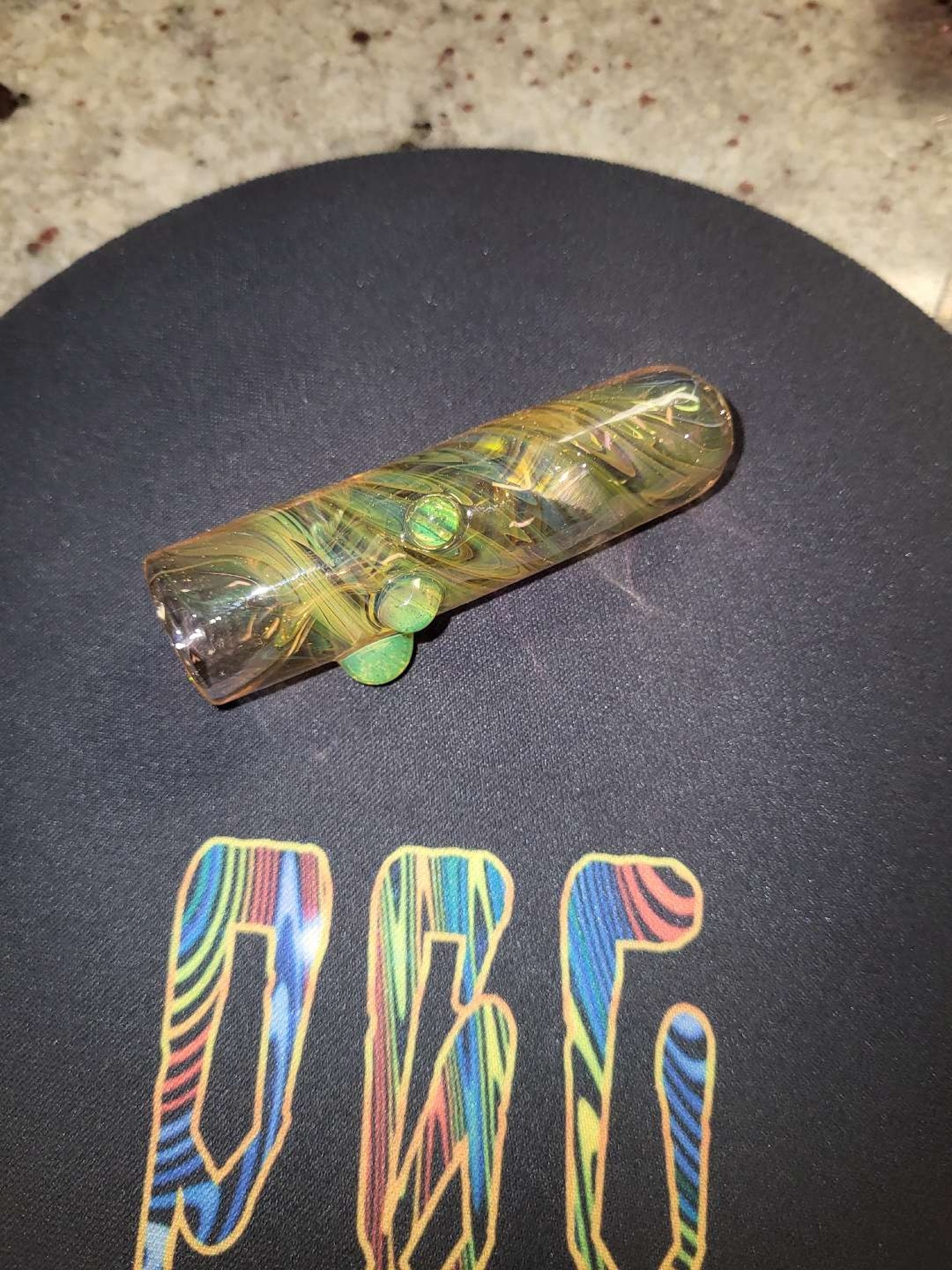 Preview pic of Gold/silver fume chillum