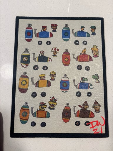 Preview pic of Ethan Windy Mario Kart Moodmat