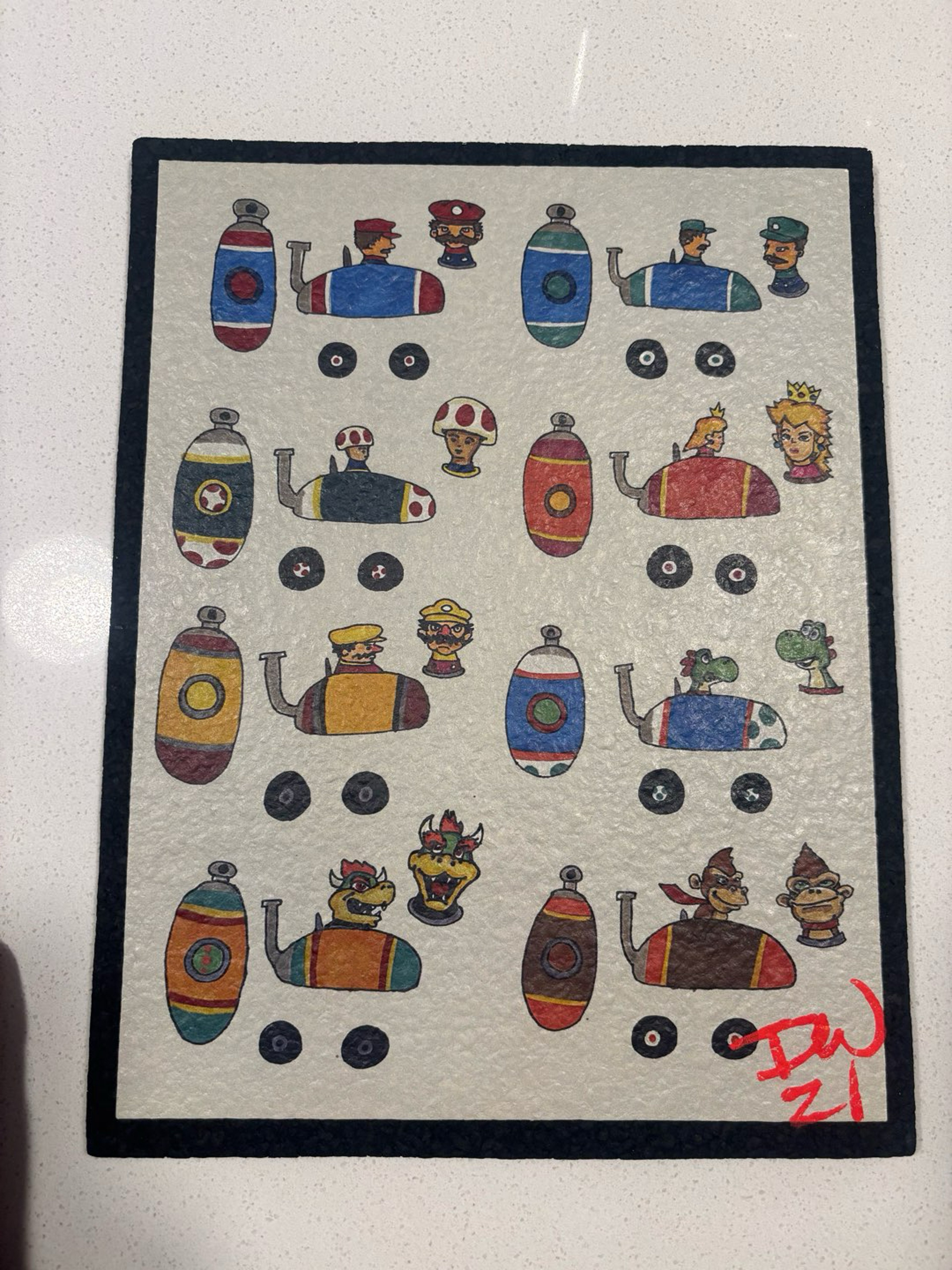 Preview pic of Ethan Windy Mario Kart Moodmat