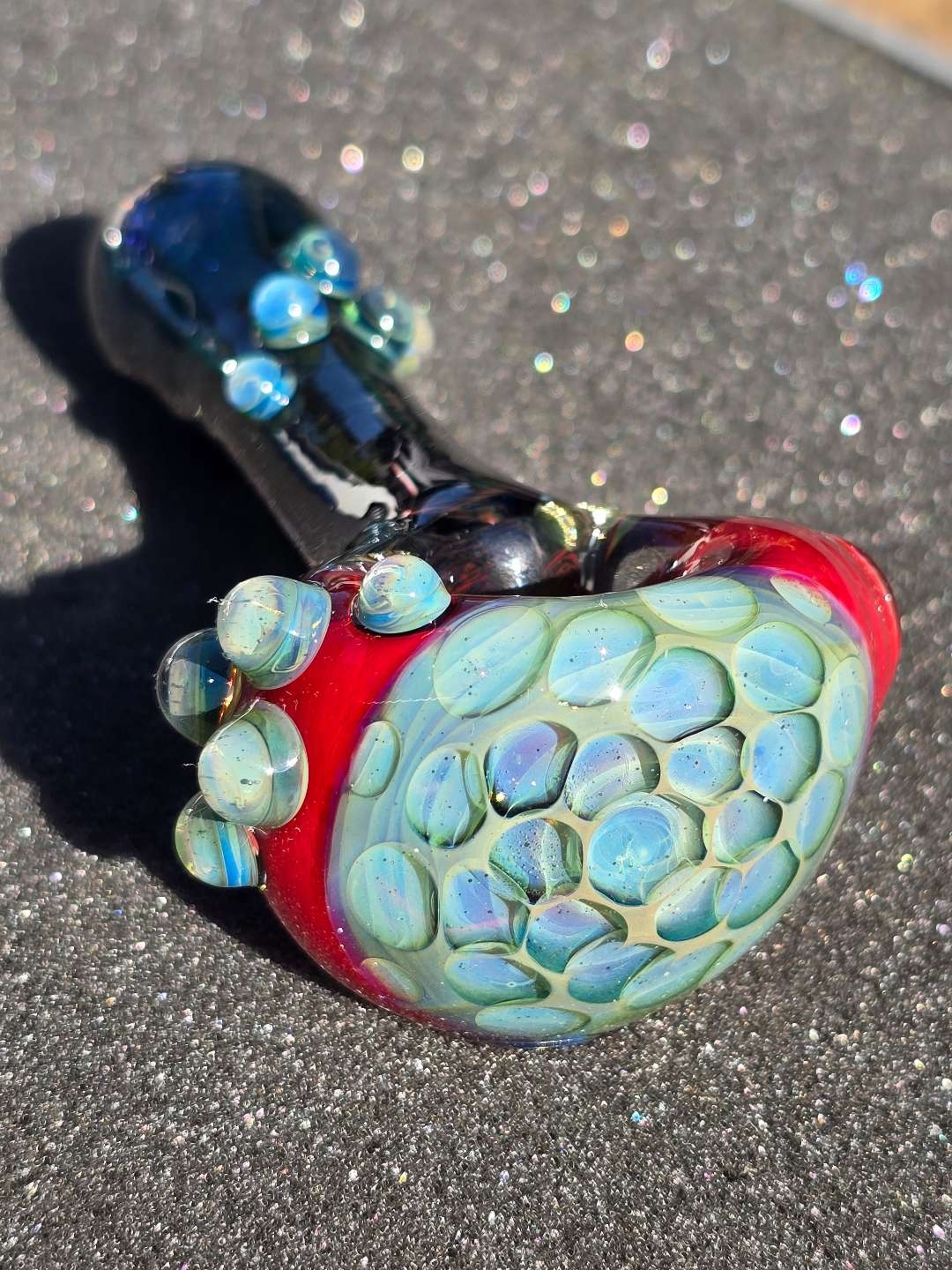 Preview pic of Honeycomb Glass Pipe