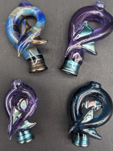 Preview pic of MAKO GLASS PUFFCO PIVOT TOP / MOUTHPIECE | DRAGON TAIL