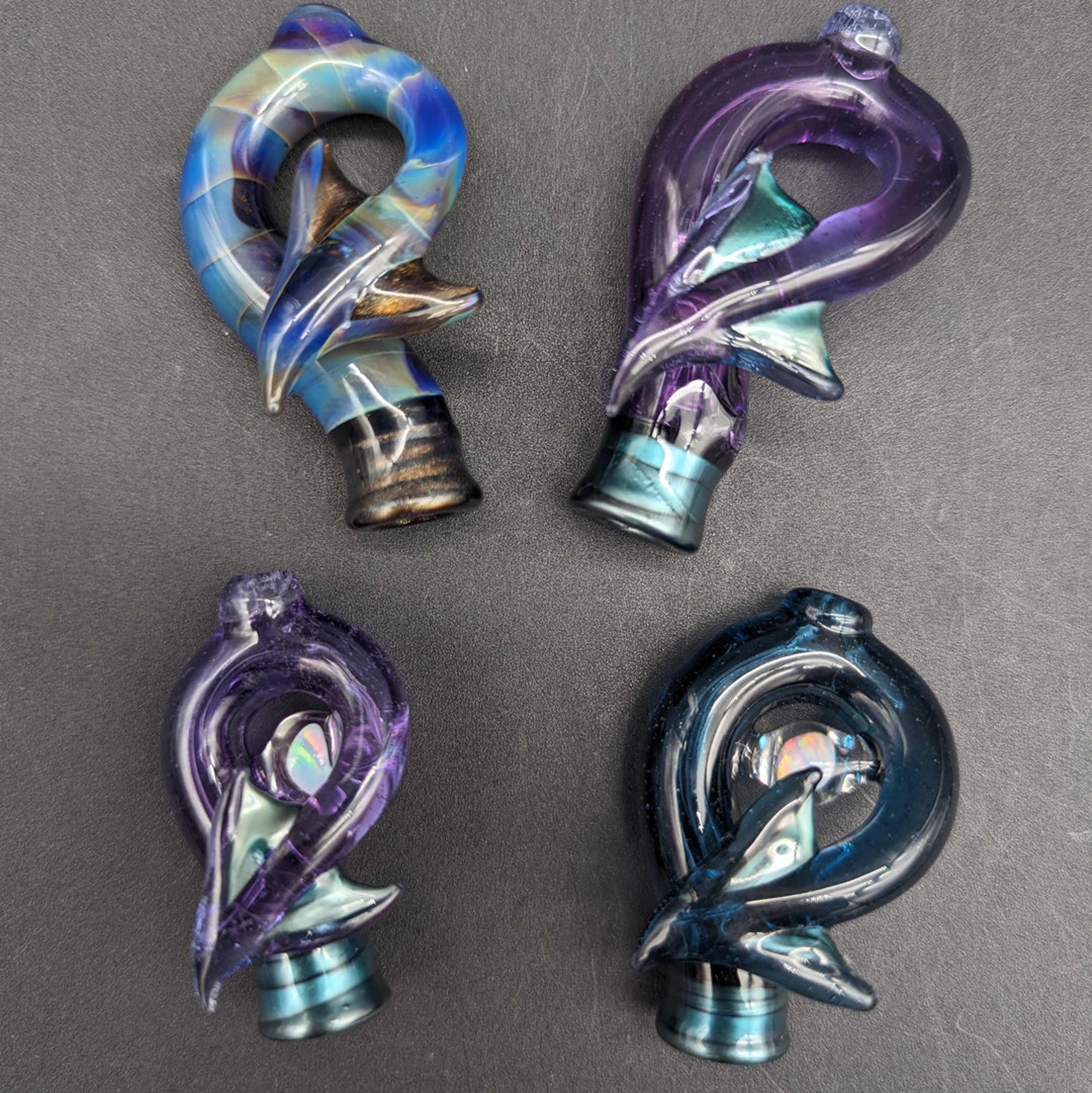 Preview pic of MAKO GLASS PUFFCO PIVOT TOP / MOUTHPIECE | DRAGON TAIL