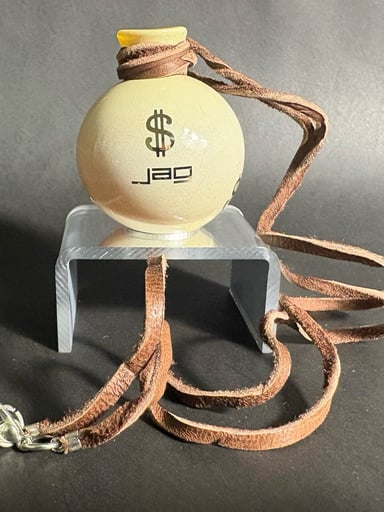 Preview pic of JAG Money Bag Pendant Mini Jar