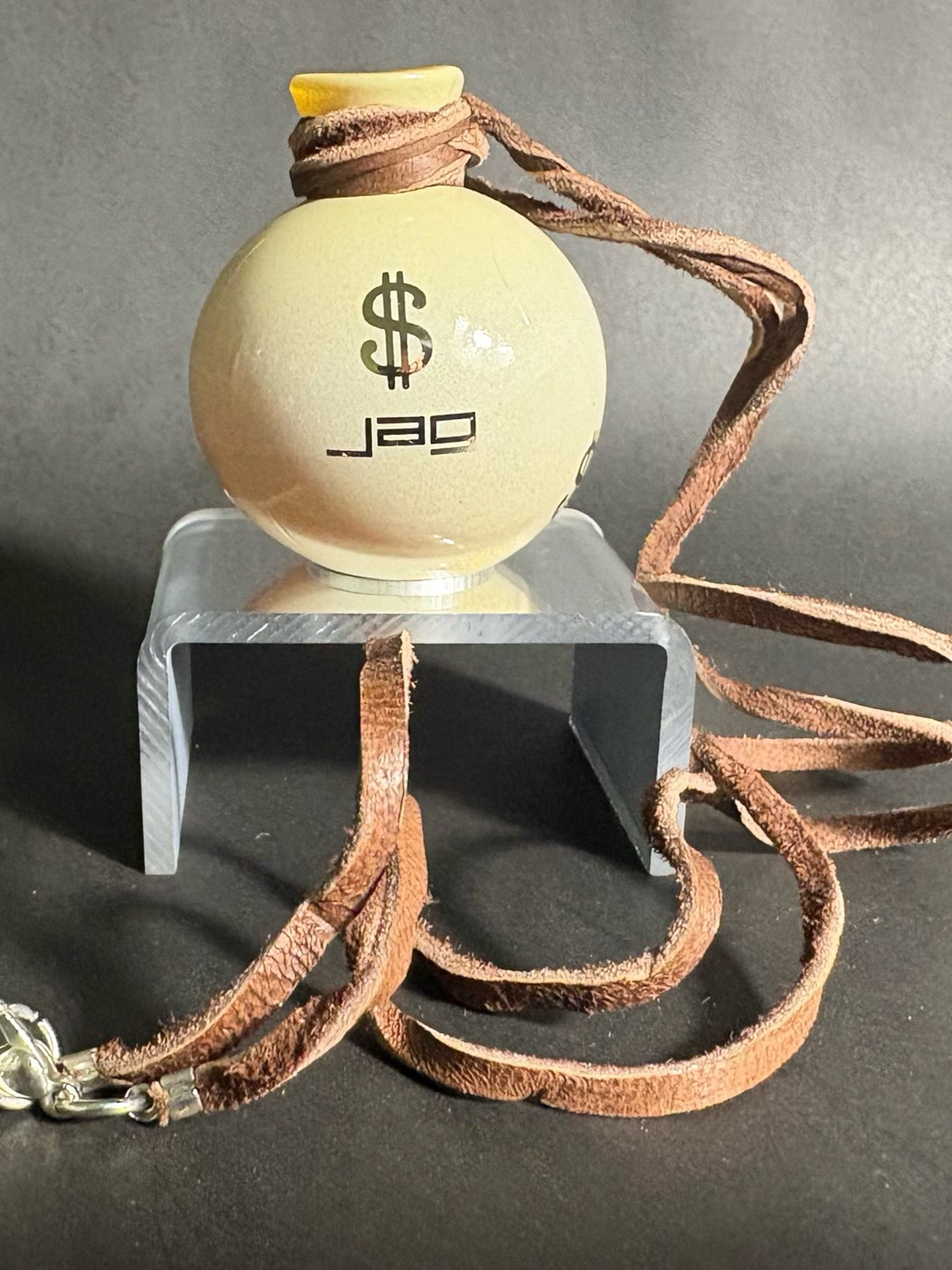 Preview pic of JAG Money Bag Pendant Mini Jar