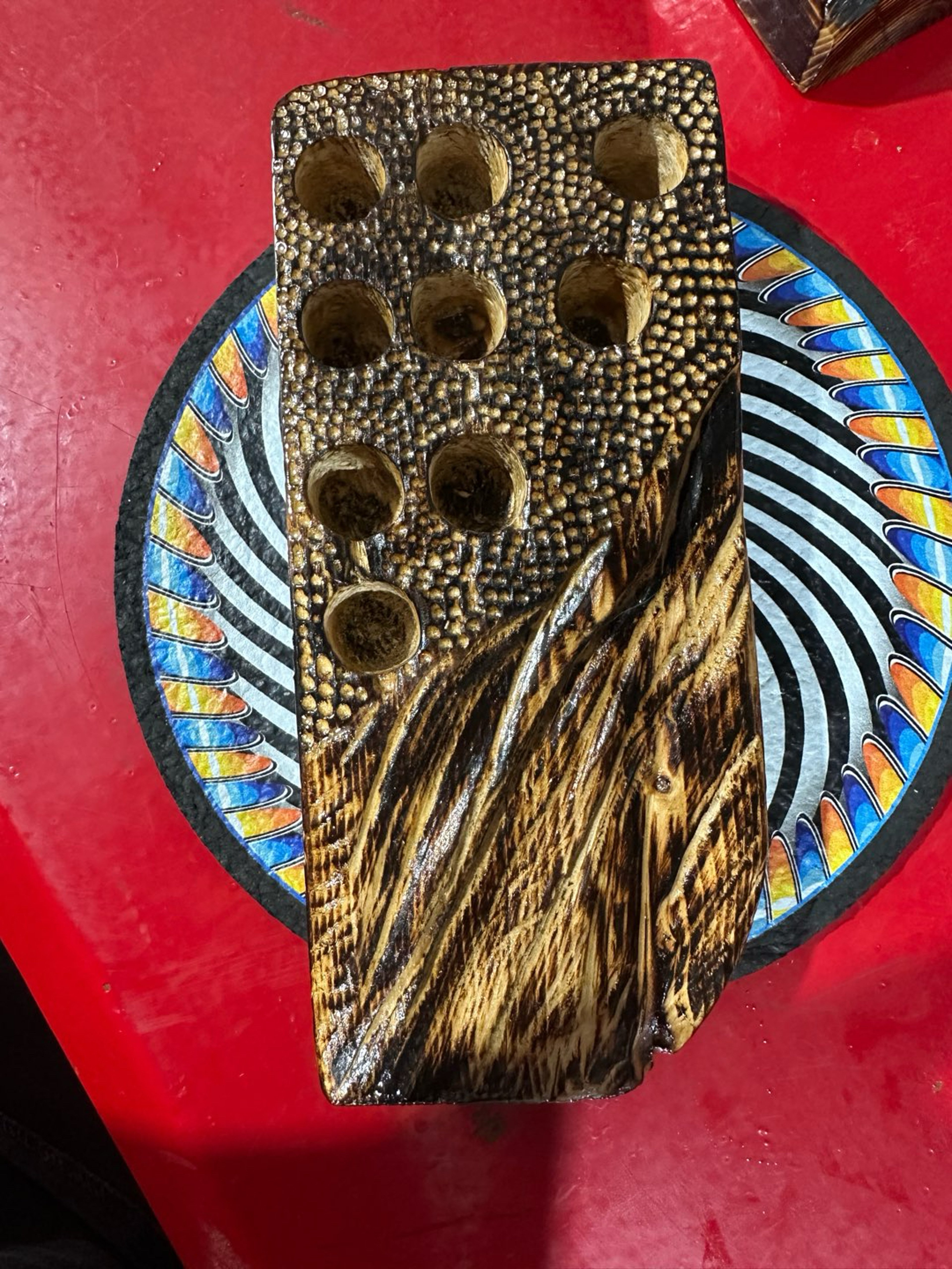 Preview pic of 9 hole 18mm bowl/ lighter holder