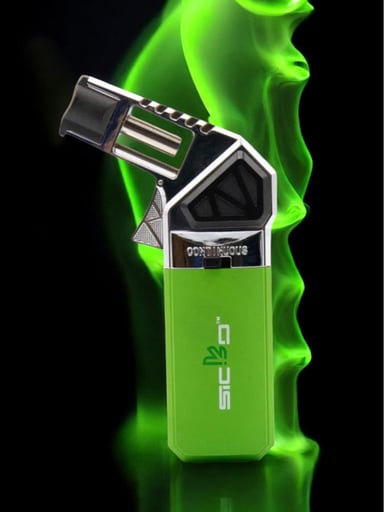 Preview pic of Sicko SKY111 💚 Torch Premium Butane Lighter | Lime Green