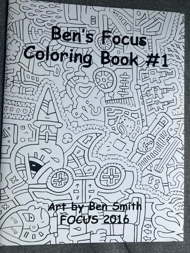 Preview pic of Ben’s Focus Coloring Book #1