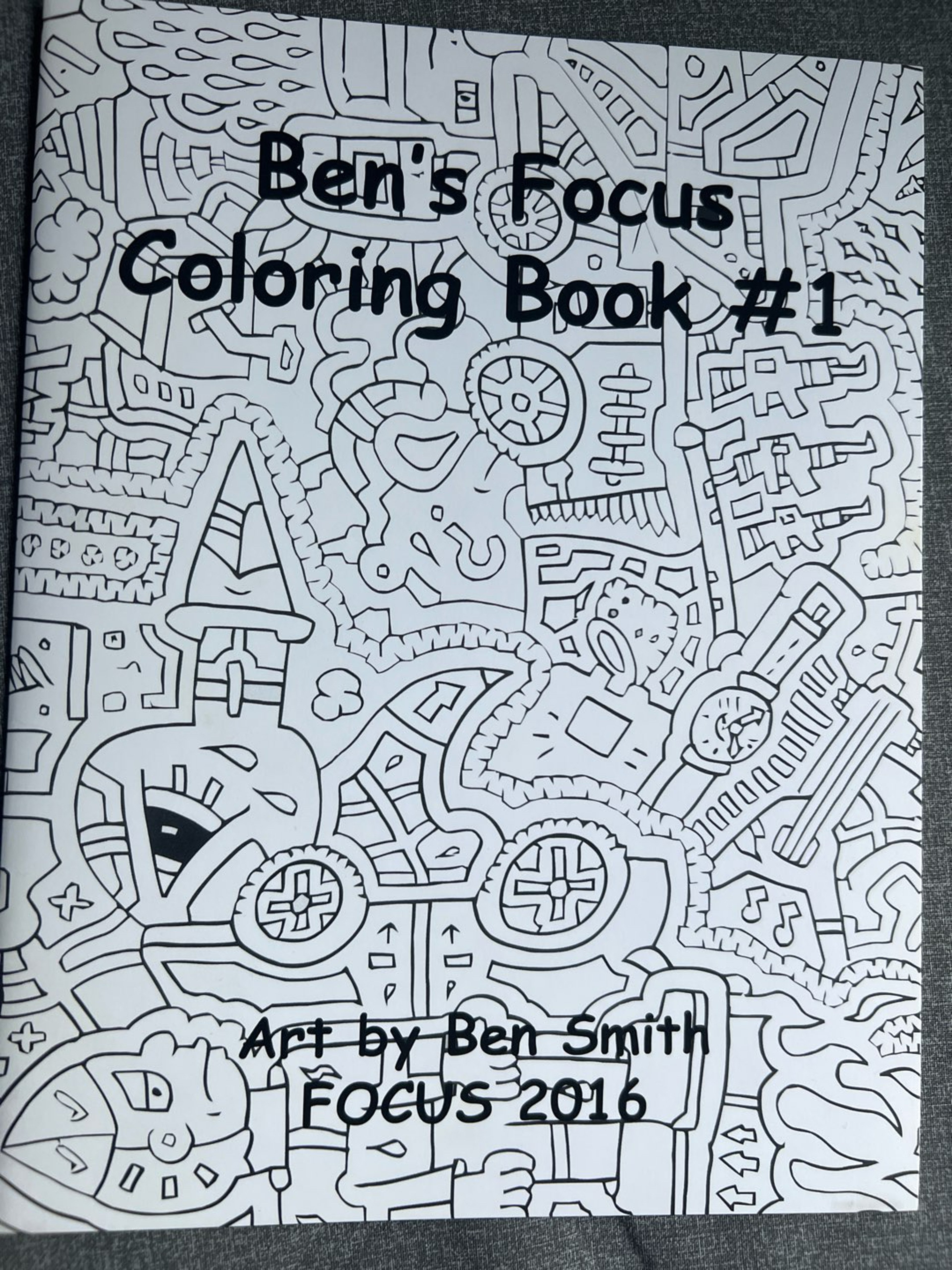Preview pic of Ben’s Focus Coloring Book #1