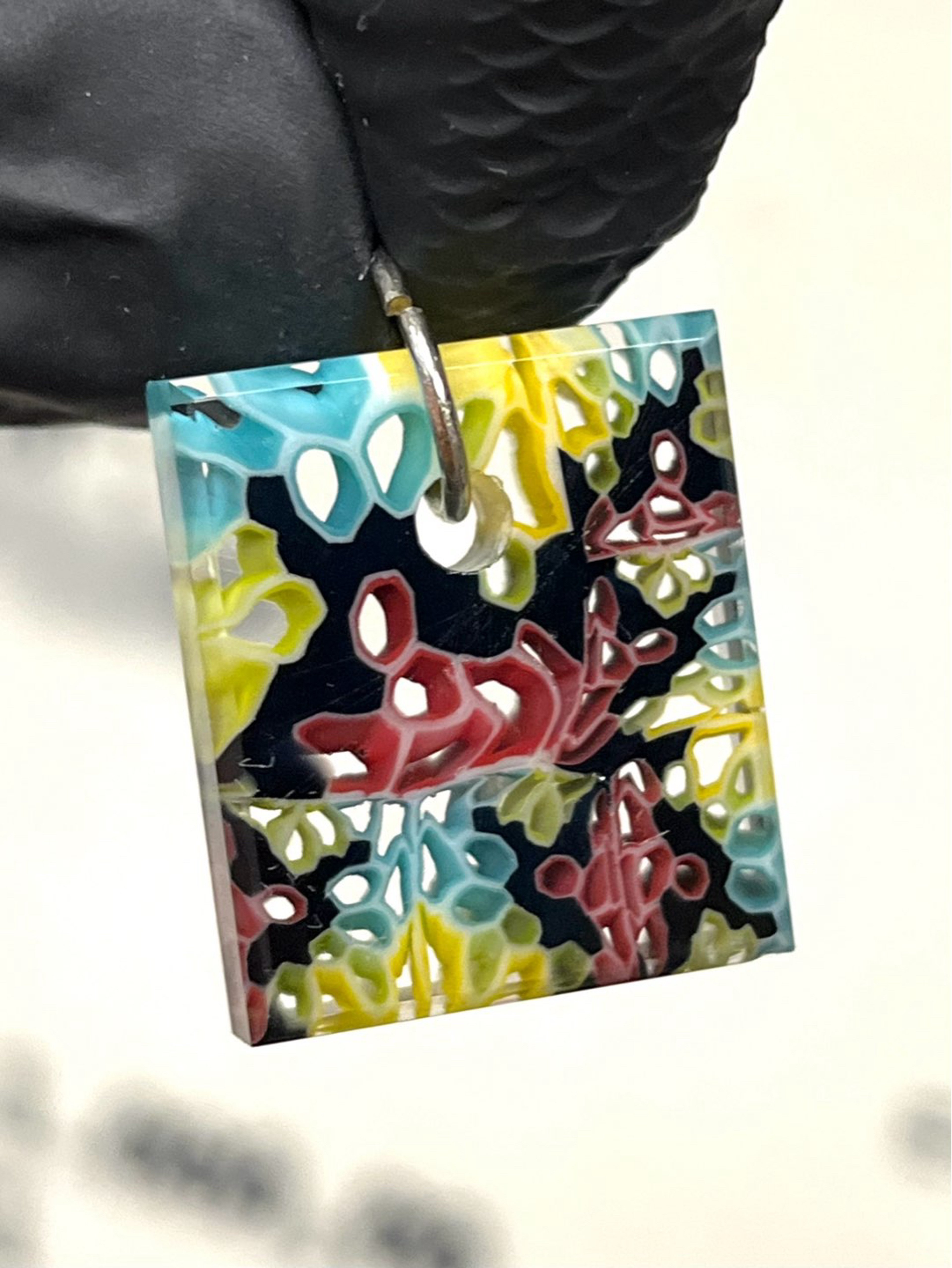 Preview pic of Dawnk Glass Tile pendant