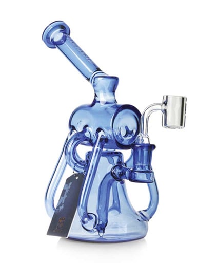 Preview pic of PHOENIX STAR 8 INCH DUAL CHAMBER CYLINDER TOP RECYCLER DAB RIG