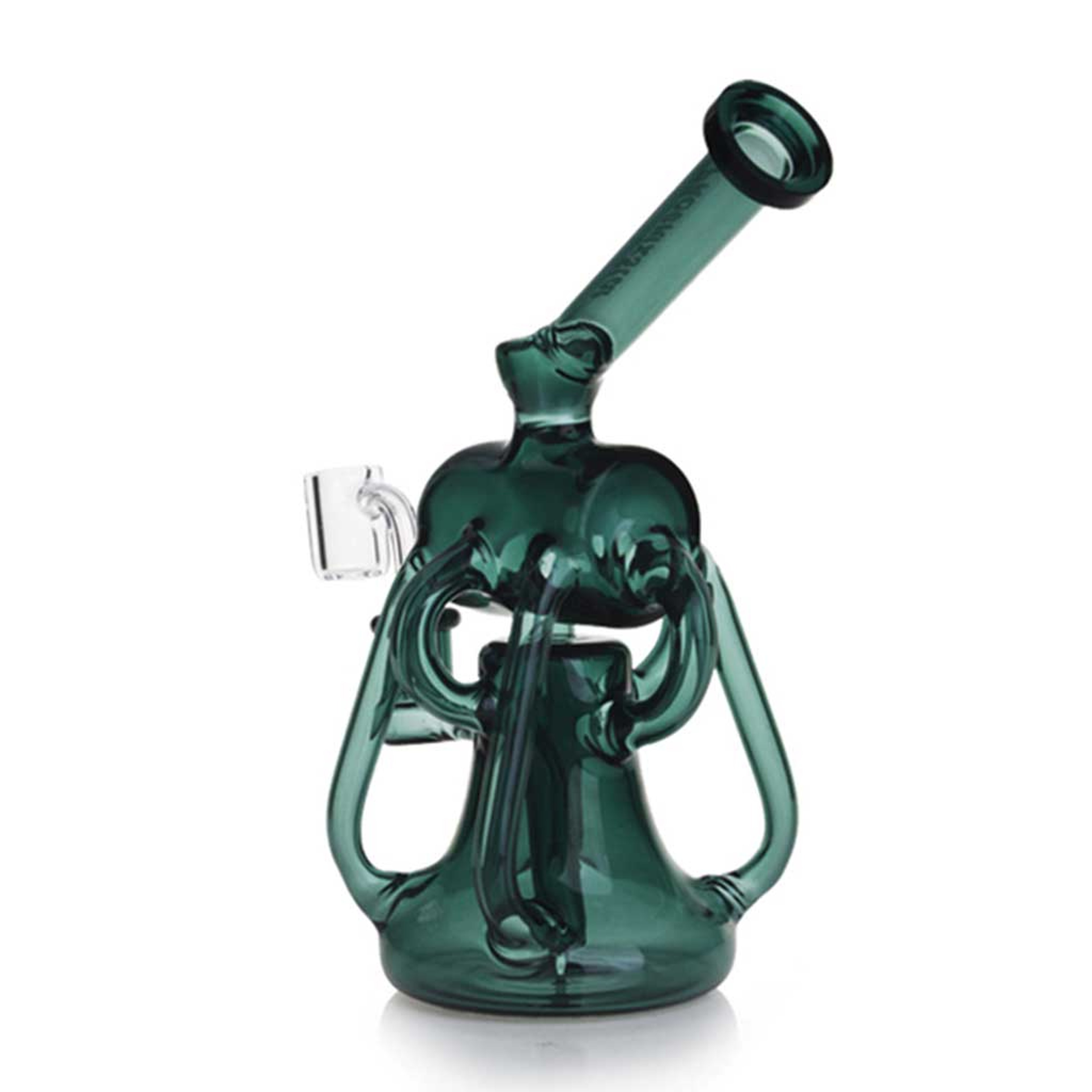 Preview pic of PHOENIX STAR 8 INCH DUAL CHAMBER CYLINDER TOP RECYCLER DAB RIG