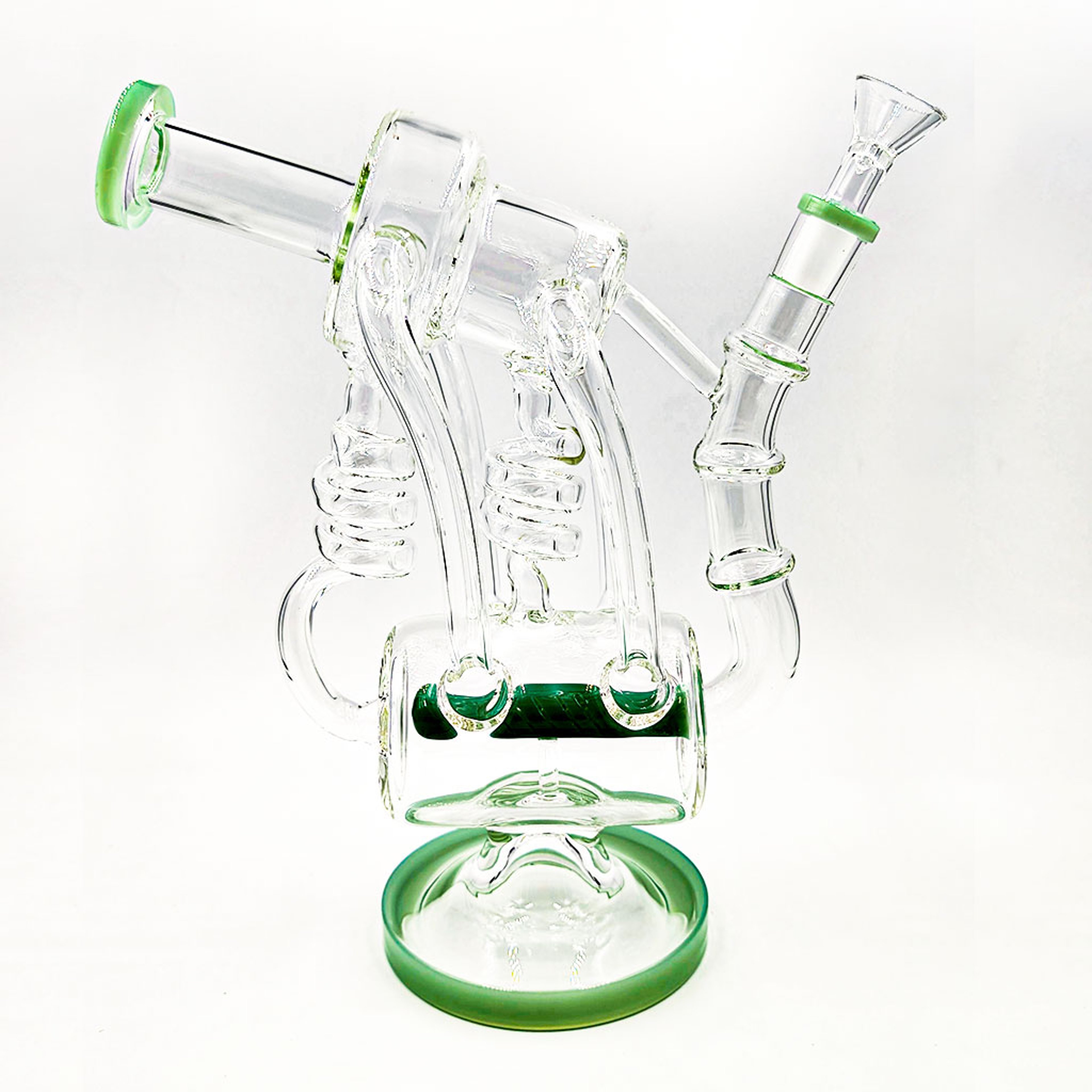 Preview pic of DUAL COIL INLINE BARREL RECYCLER RIG