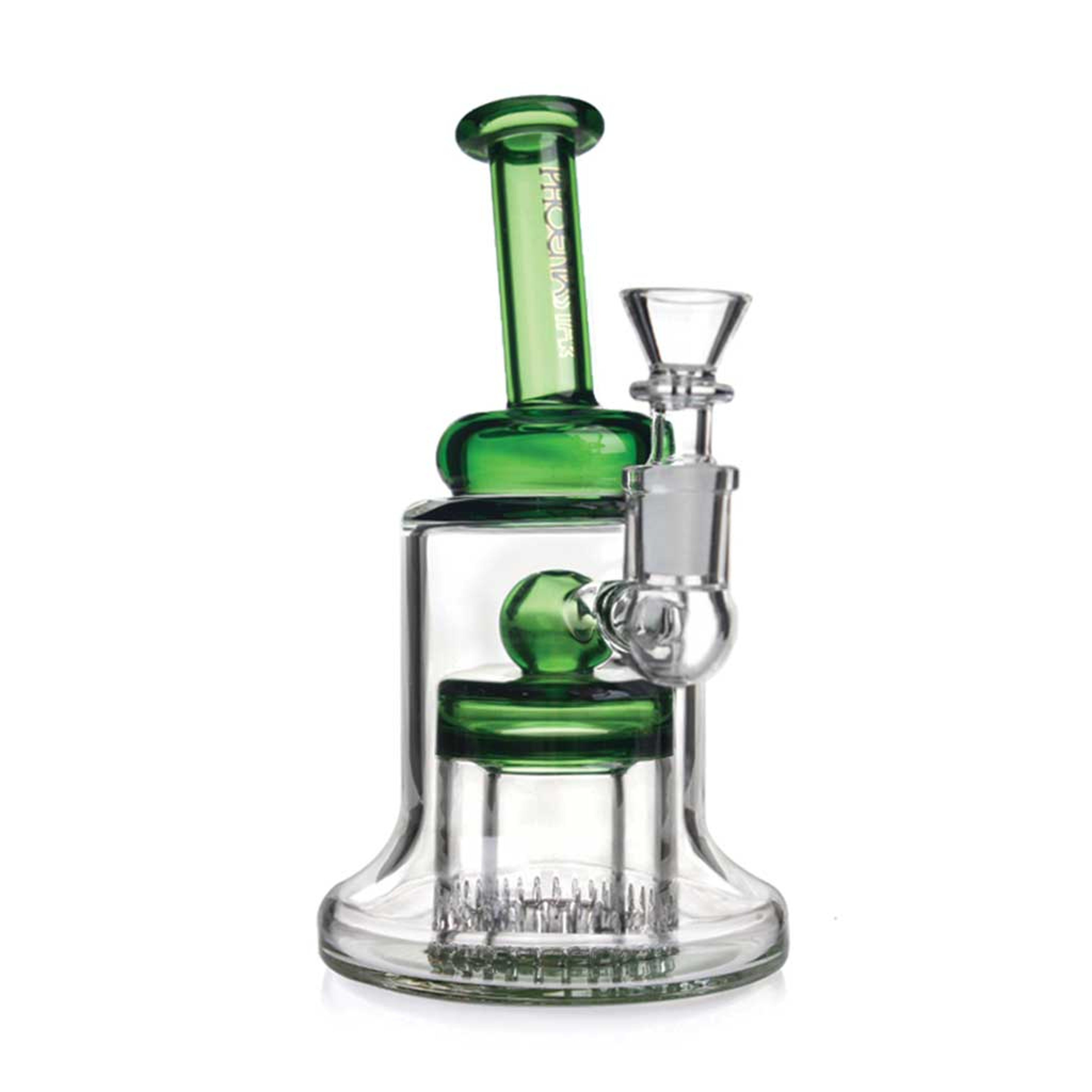 Preview pic of PHOENIX STAR 7 INCH BUBBLER DAB RIG WITH DOUBLE SHOWERHEAD PERC