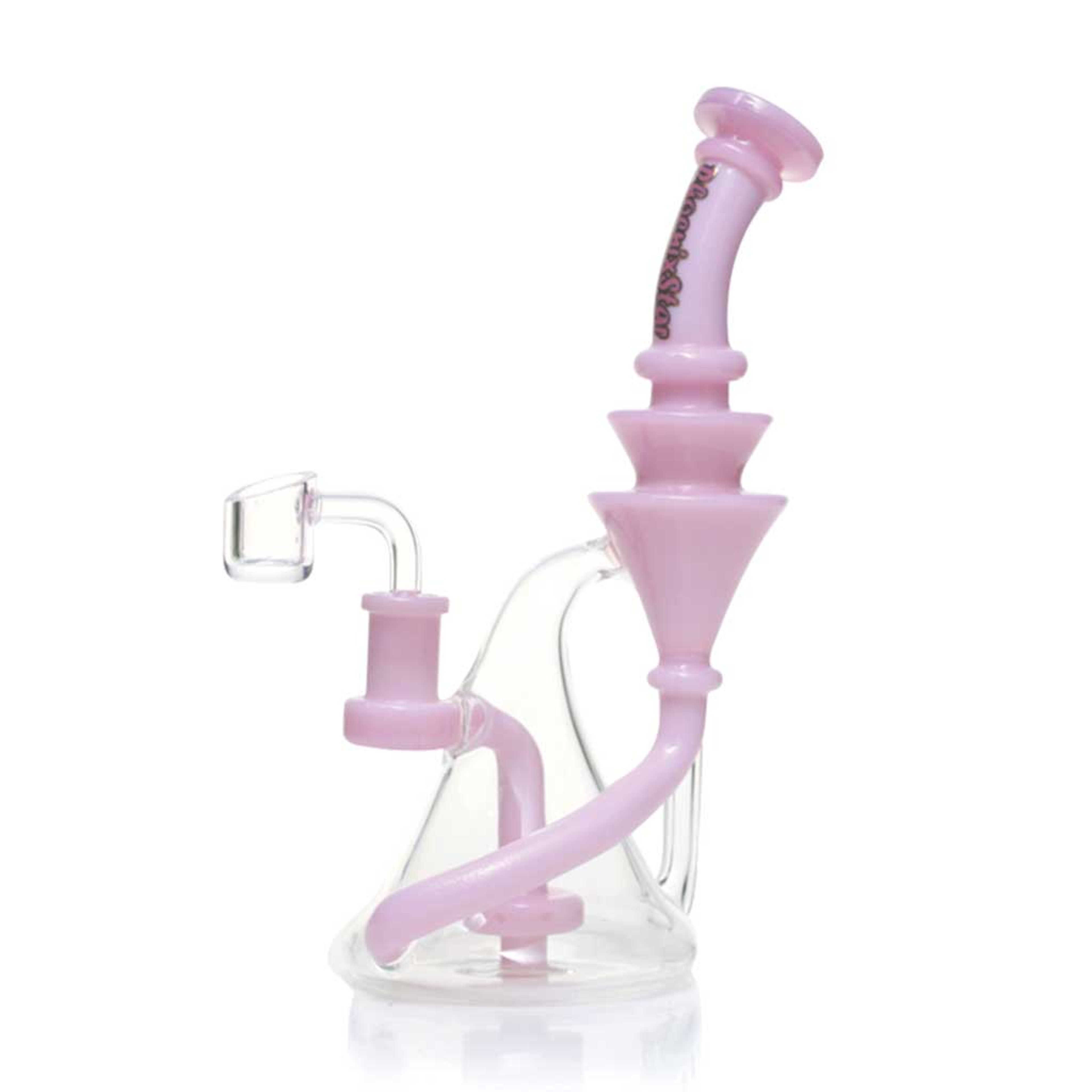 PHOENIX STAR SHOWERHEAD PERC 8 INCH RECYCLER DAB RIG image 0
