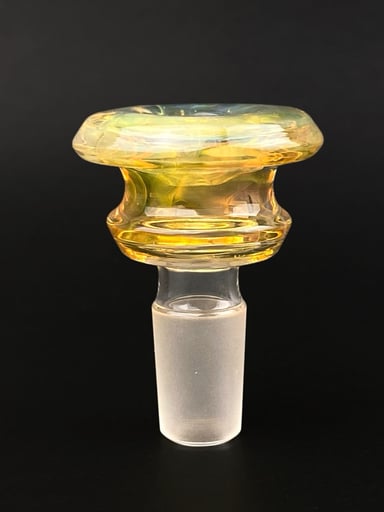 Preview pic of 14mm Glass Bowl Slide – Single Hole by The Beardless Menace
