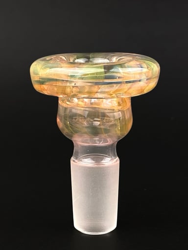 Preview pic of 14mm Glass Bowl Slide – Single Hole by The Beardless Menace
