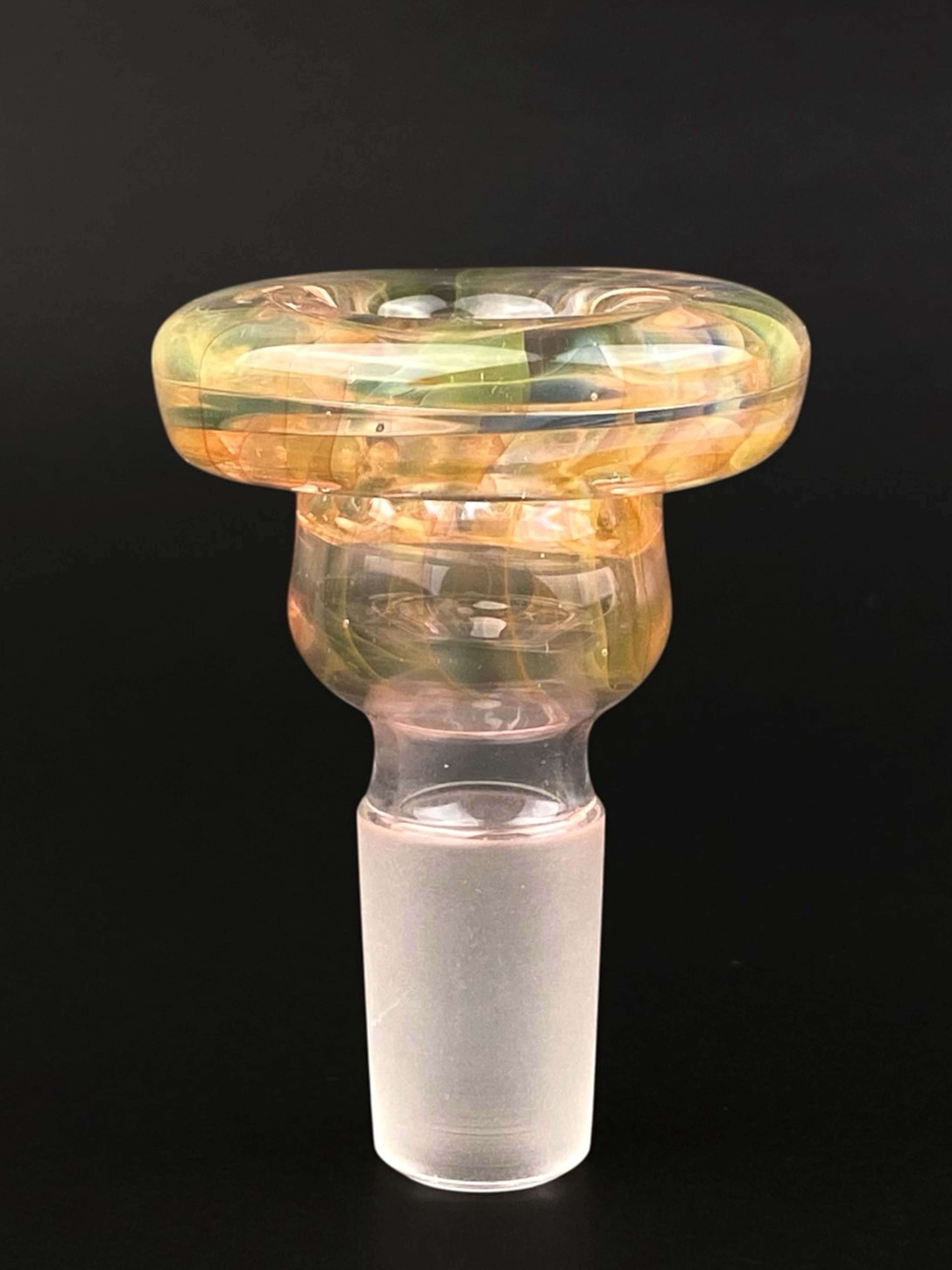 Preview pic of 14mm Glass Bowl Slide – Single Hole by The Beardless Menace