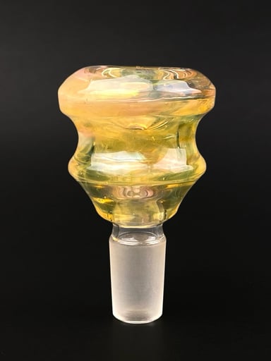 Preview pic of 14mm Glass Bowl Slide – Single Hole by The Beardless Menace