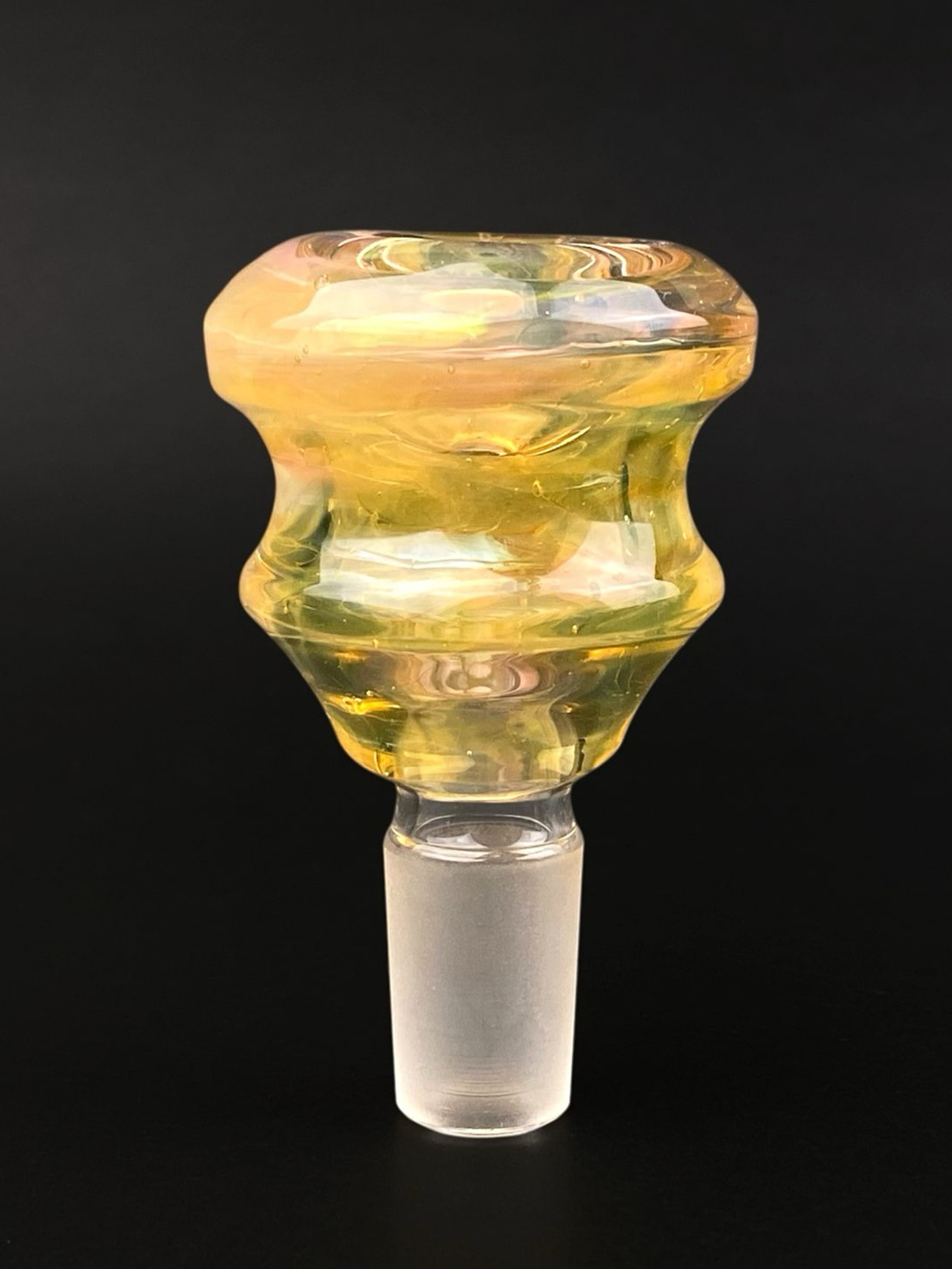 Preview pic of 14mm Glass Bowl Slide – Single Hole by The Beardless Menace