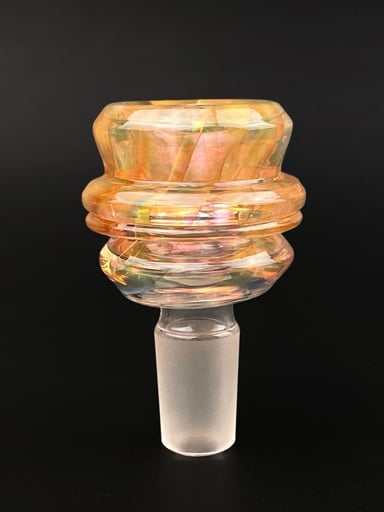 Preview pic of 14mm Glass Bowl Slide – Single Hole by The Beardless Menace