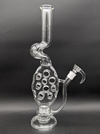 Preview pic of GREEK GLASS 18" SWISS TUBE 2.0 - SIDE FEEDER