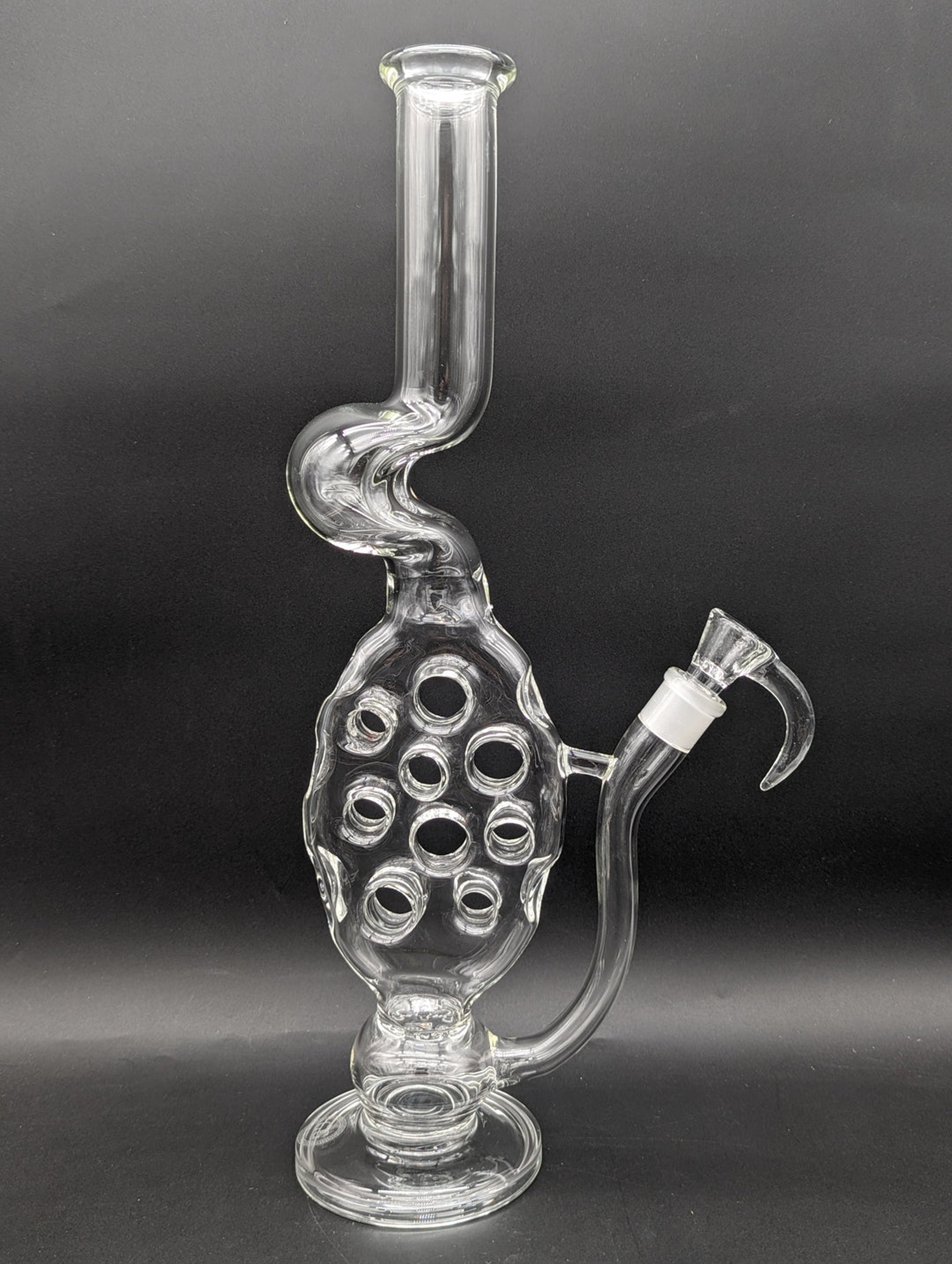Preview pic of GREEK GLASS 18" SWISS TUBE 2.0 - SIDE FEEDER