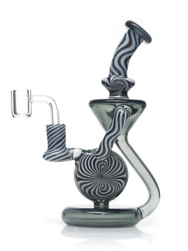 Preview pic of PHOENIX STAR AMERICAN NORTHSTAR GLASS & INSERT PERC RECYCLER DAB RIG