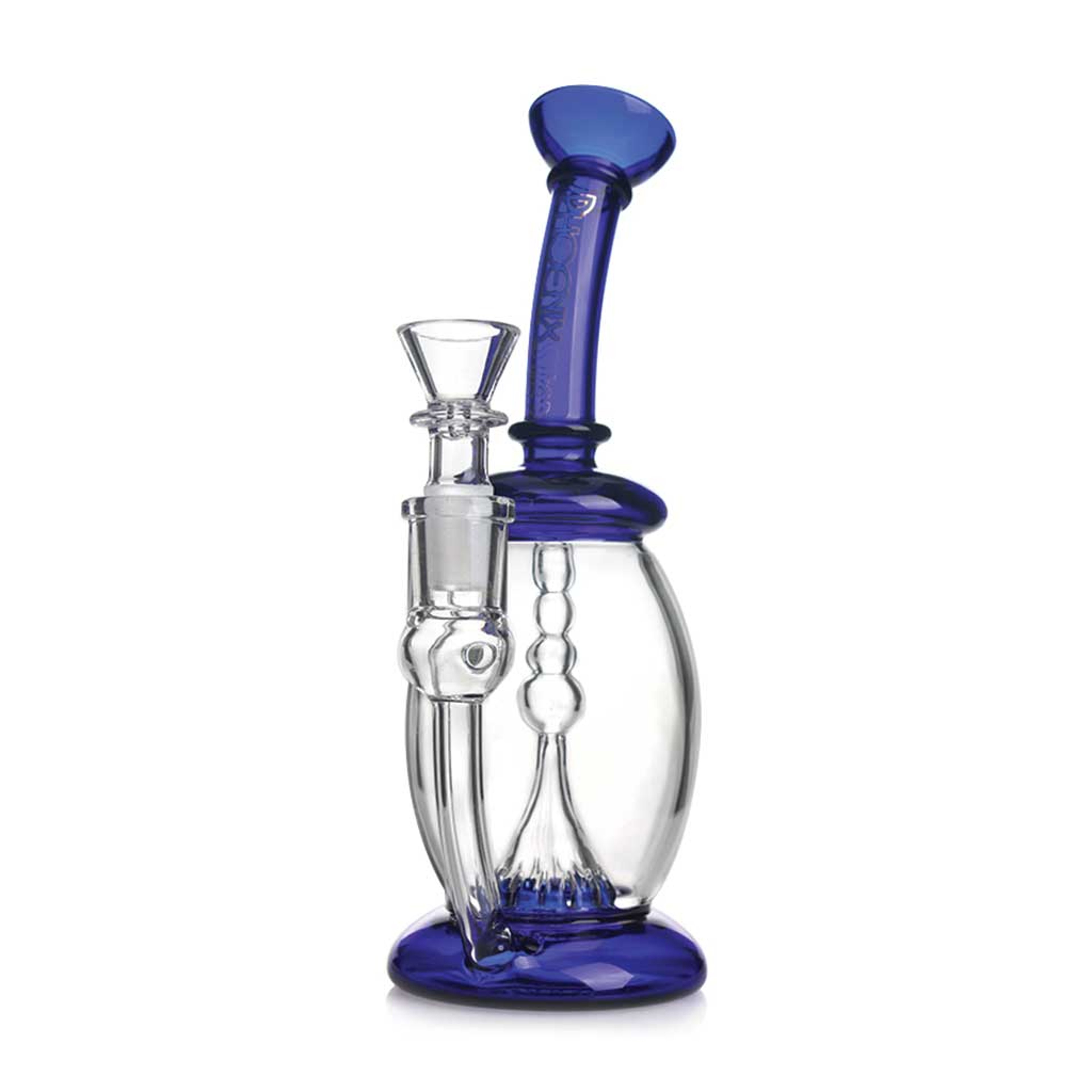 Preview pic of PHOENIX STAR FAB EGG BUBBLER WITH SHOWERHEAD PERC 8 INCH