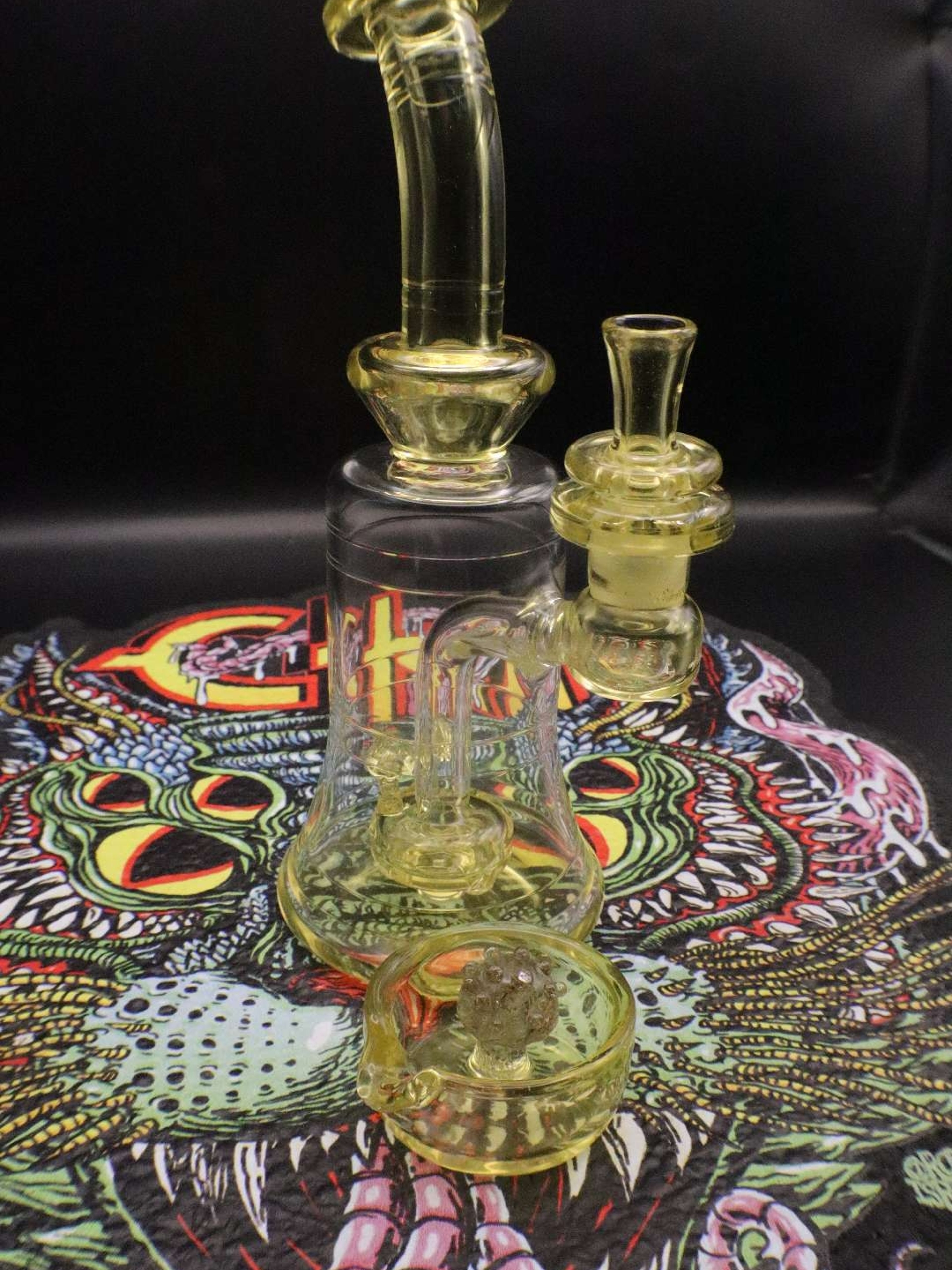 Preview pic of Commander Glass Rig (w/ cap) and Joint Tray