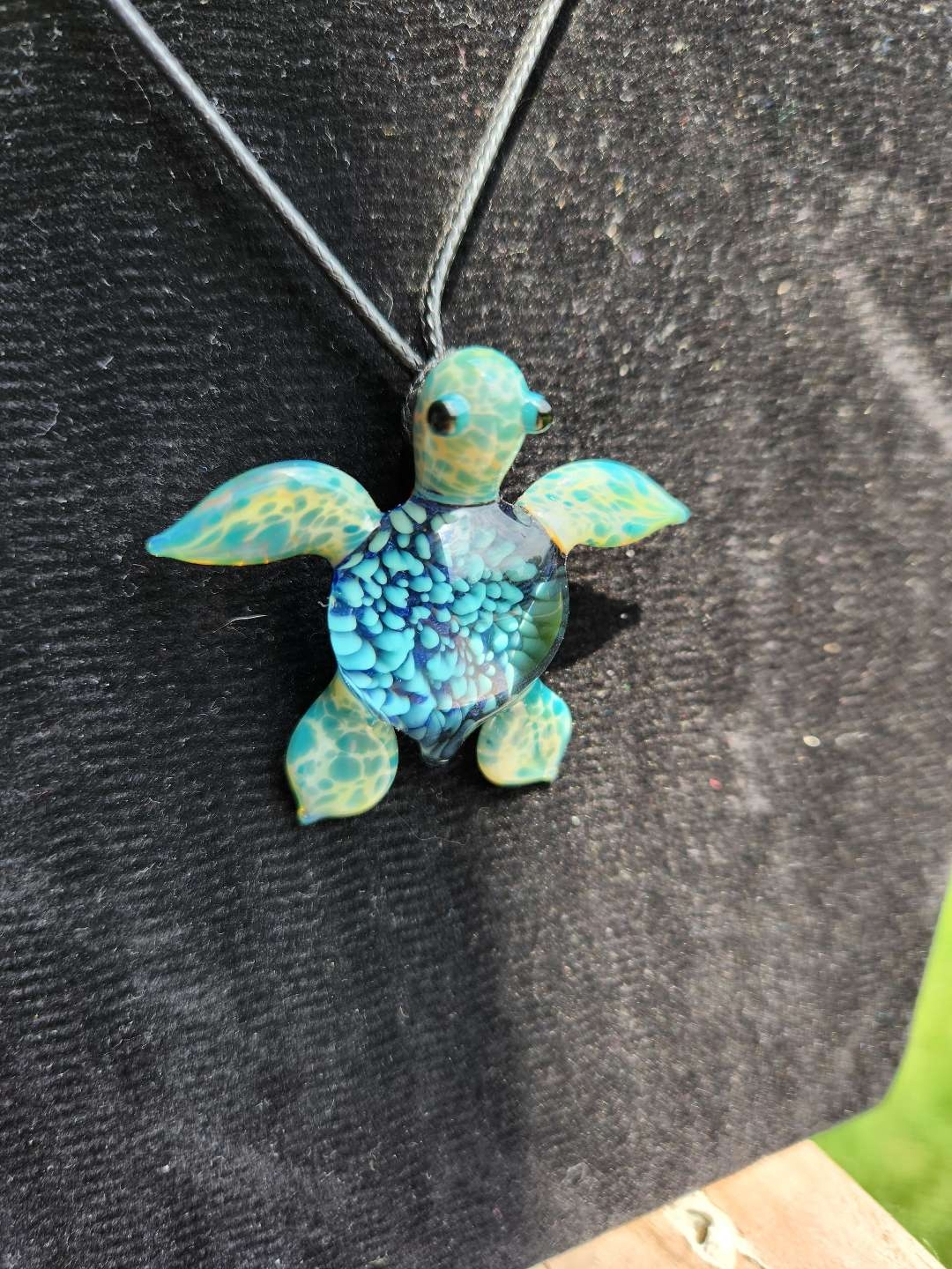 ¡Sea Turtle Pendant by RyanJesseGlass! image 0