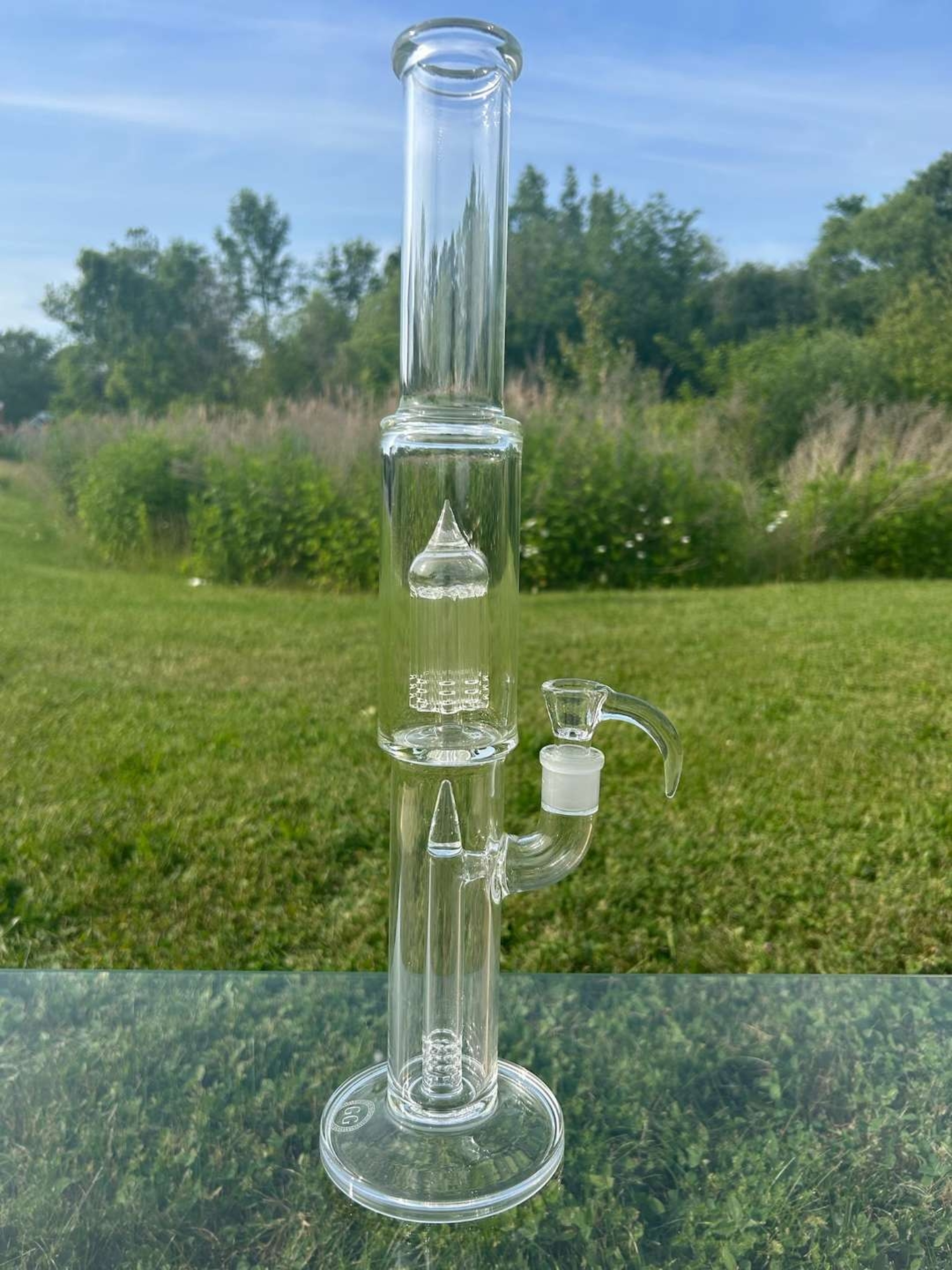 Preview pic of Greek Glass 360 Grid to 8 Arm Tube