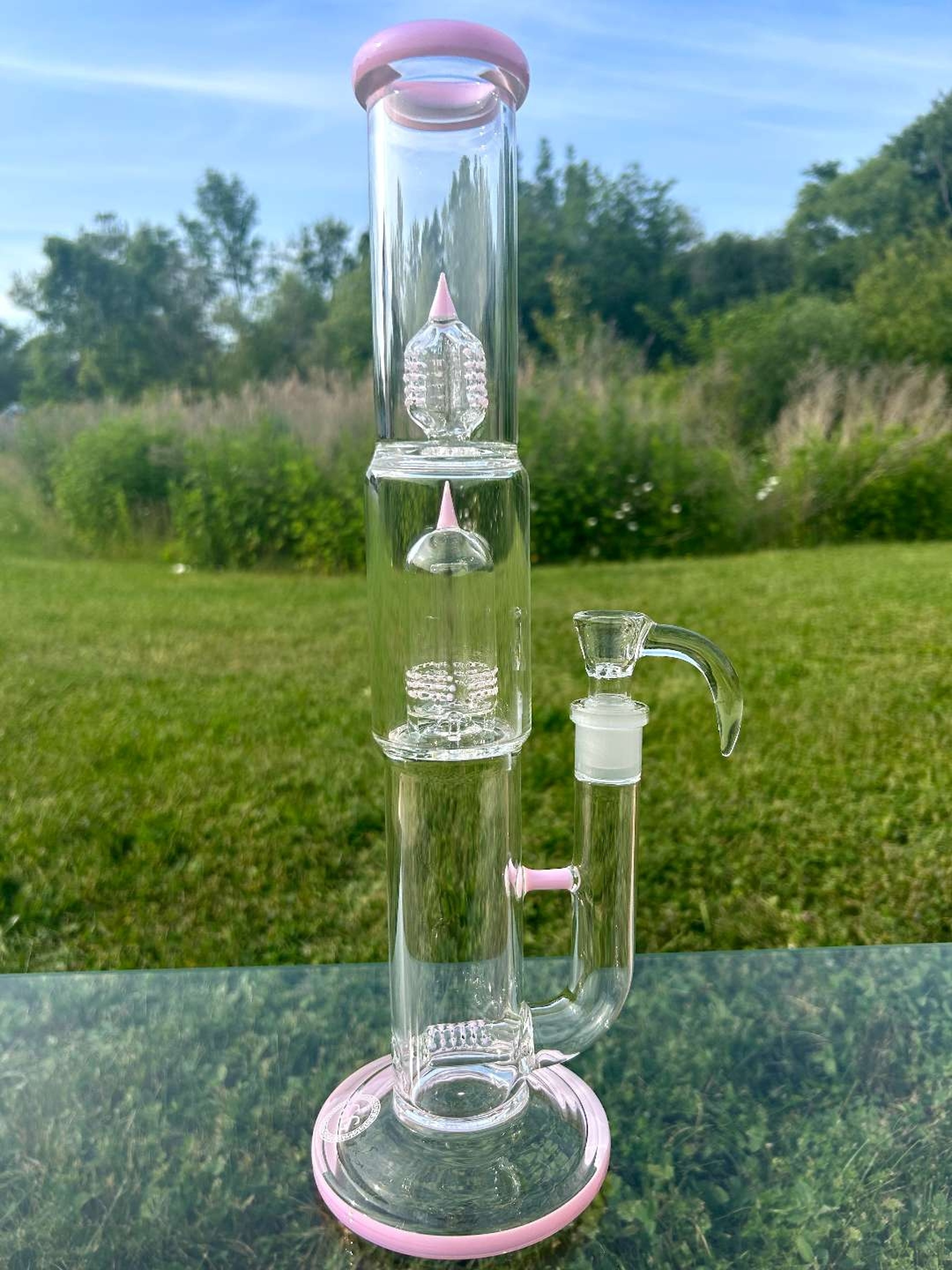 Preview pic of Greek Glass 16" Kingstem Dome Perc