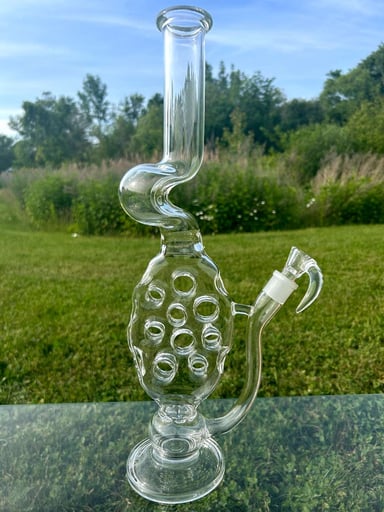 Preview pic of Greek Glass 18" Swiss Tube 2.0 - Side Feeder