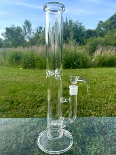 Preview pic of Greek Glass Dual Inline Tube w/ Opal