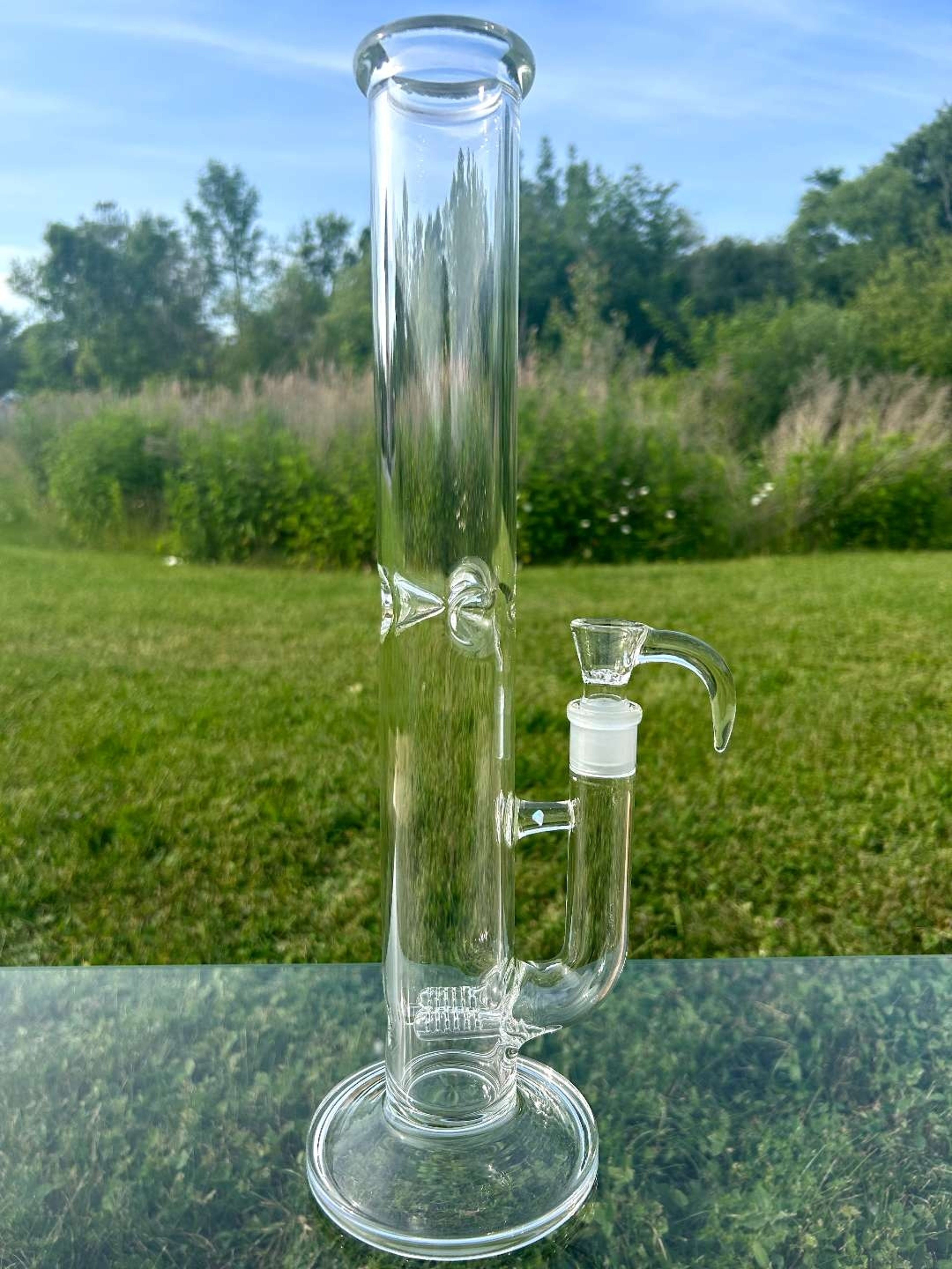 Preview pic of Greek Glass Dual Inline Tube w/ Opal