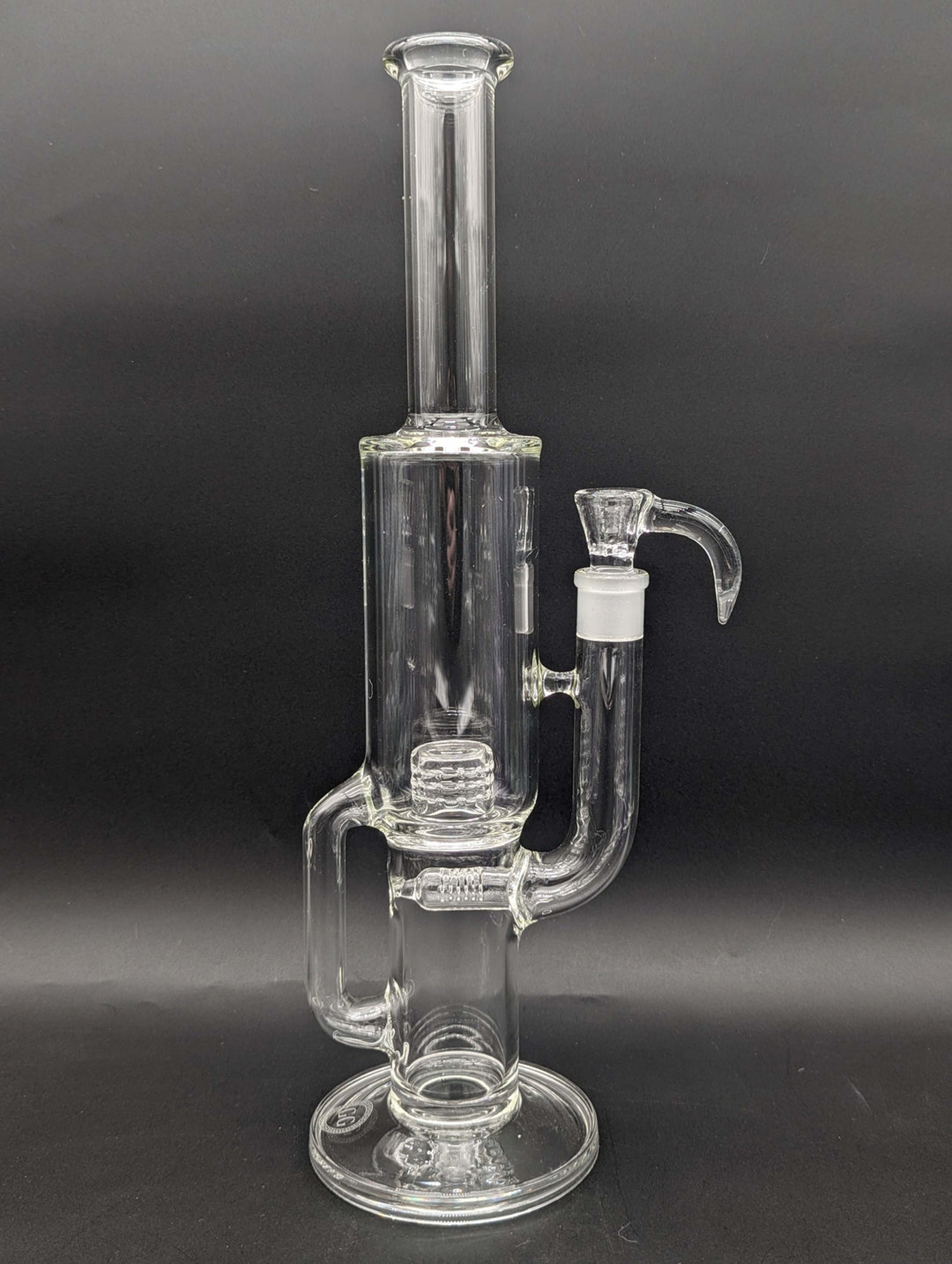 Preview pic of GREEK GLASS 360º GRID CAP DROP RECYCLER
